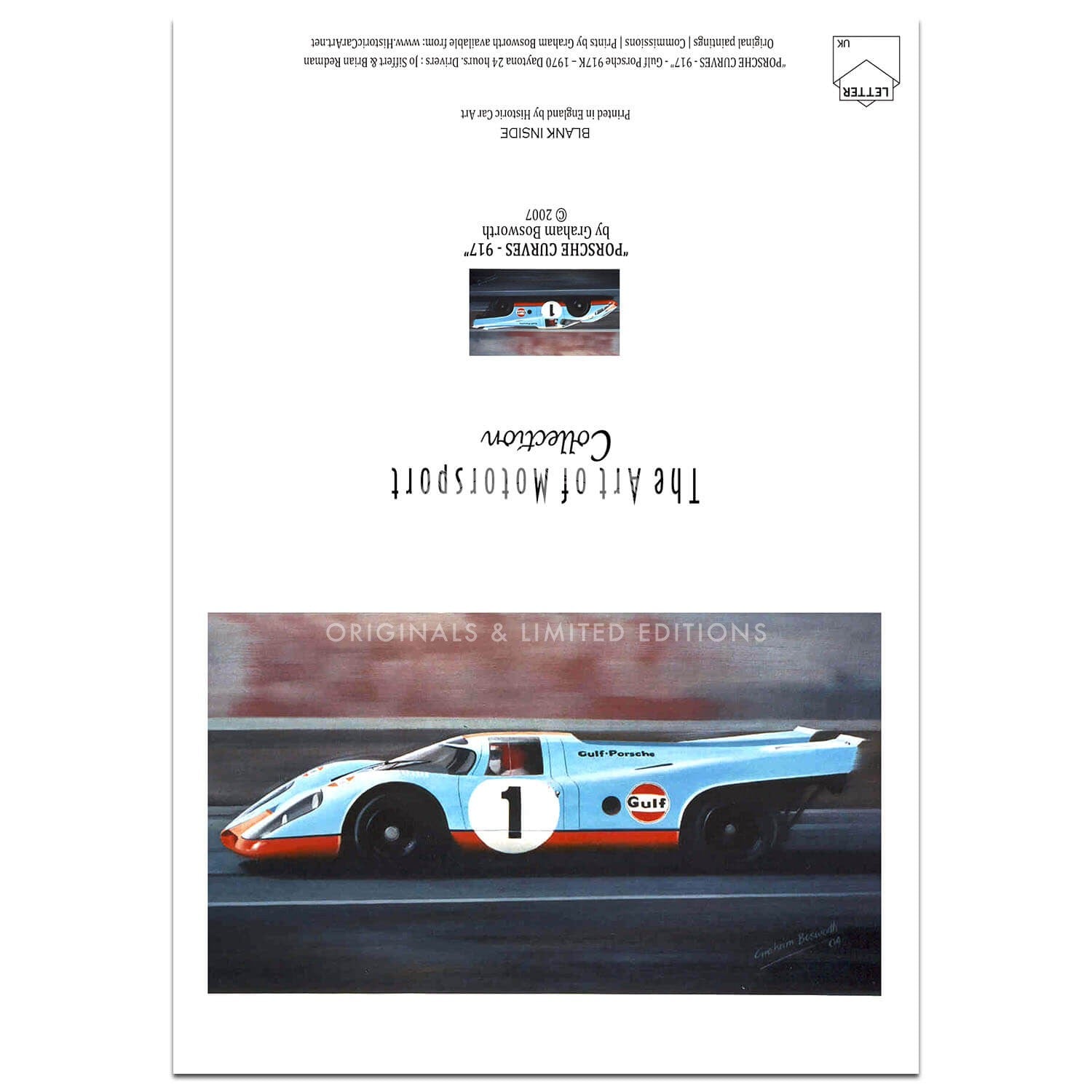 Porsche 917 | Daytona | Greetings Card