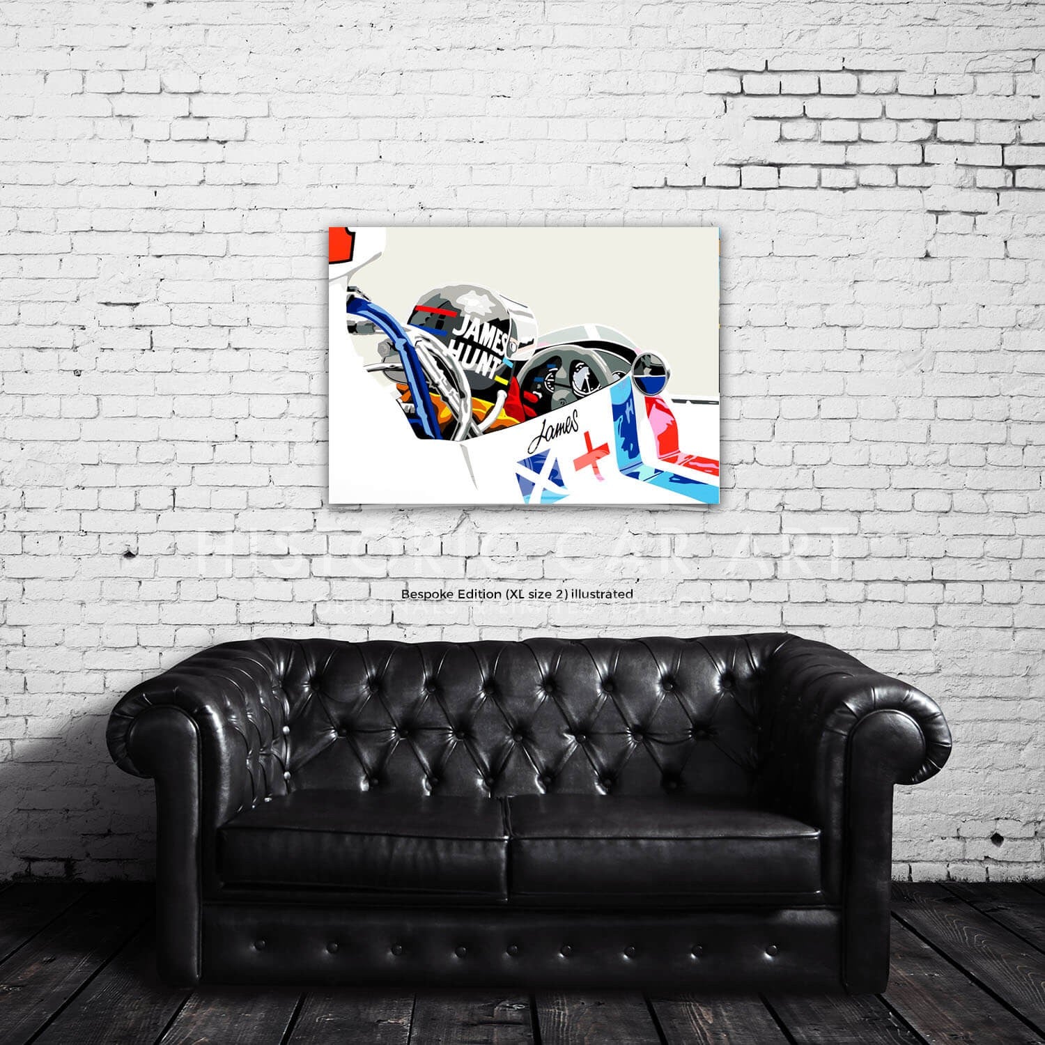SPEED ICONS: James Hunt and Hesketh - Print
