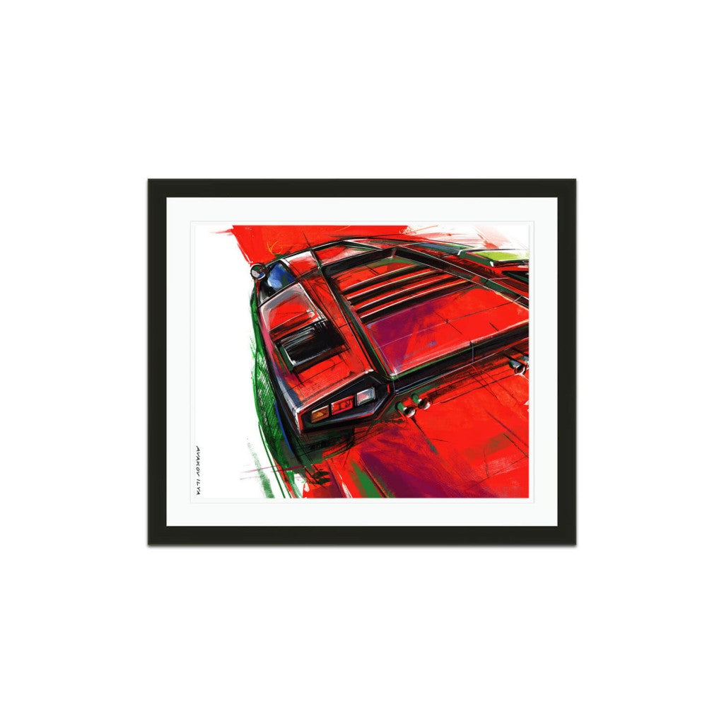 Lamborghini Countach LP400 | Art Print