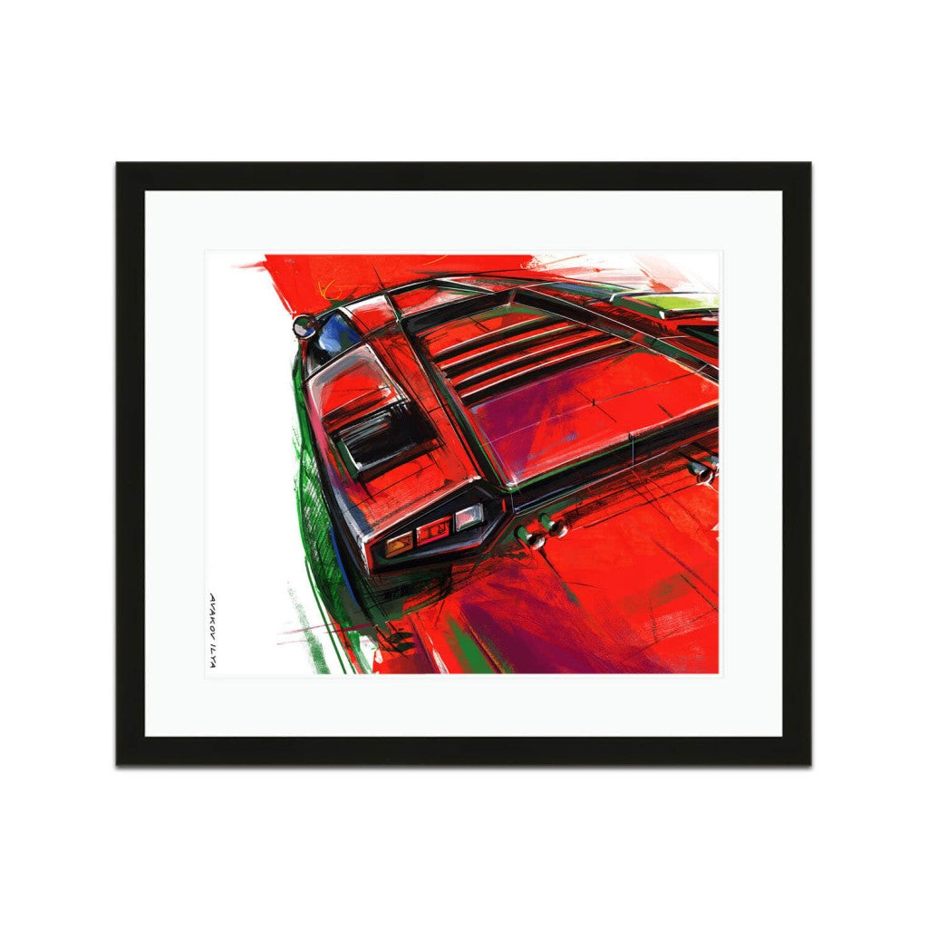 Lamborghini Countach LP400 | Art Print