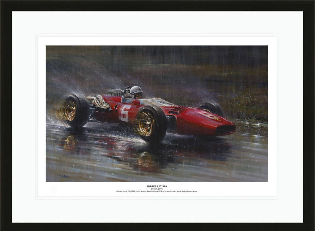 John Surtees | Ferrari 312 | Spa 1966 | Print