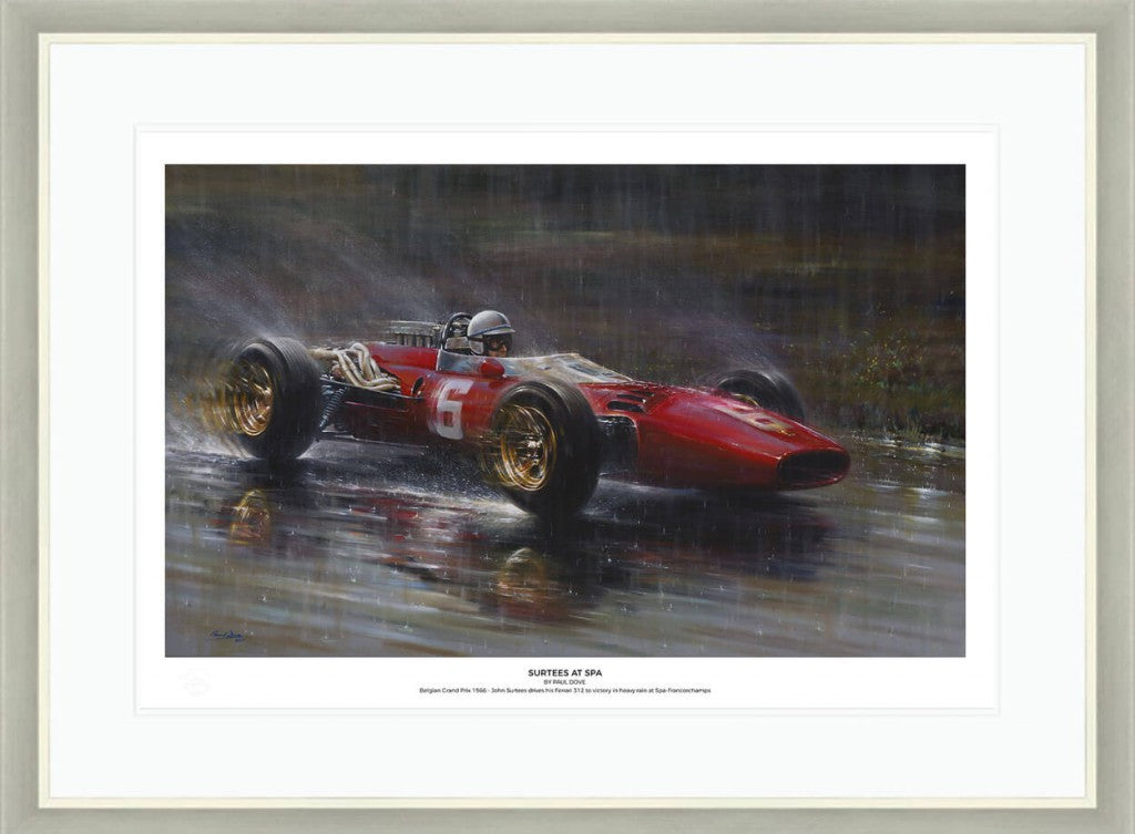 John Surtees | Ferrari 312 | Spa 1966 | Print