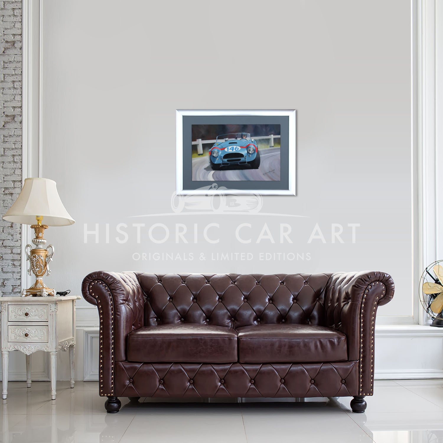 Dan Gurney | Shelby Cobra | 1964 Targa Florio | Painting