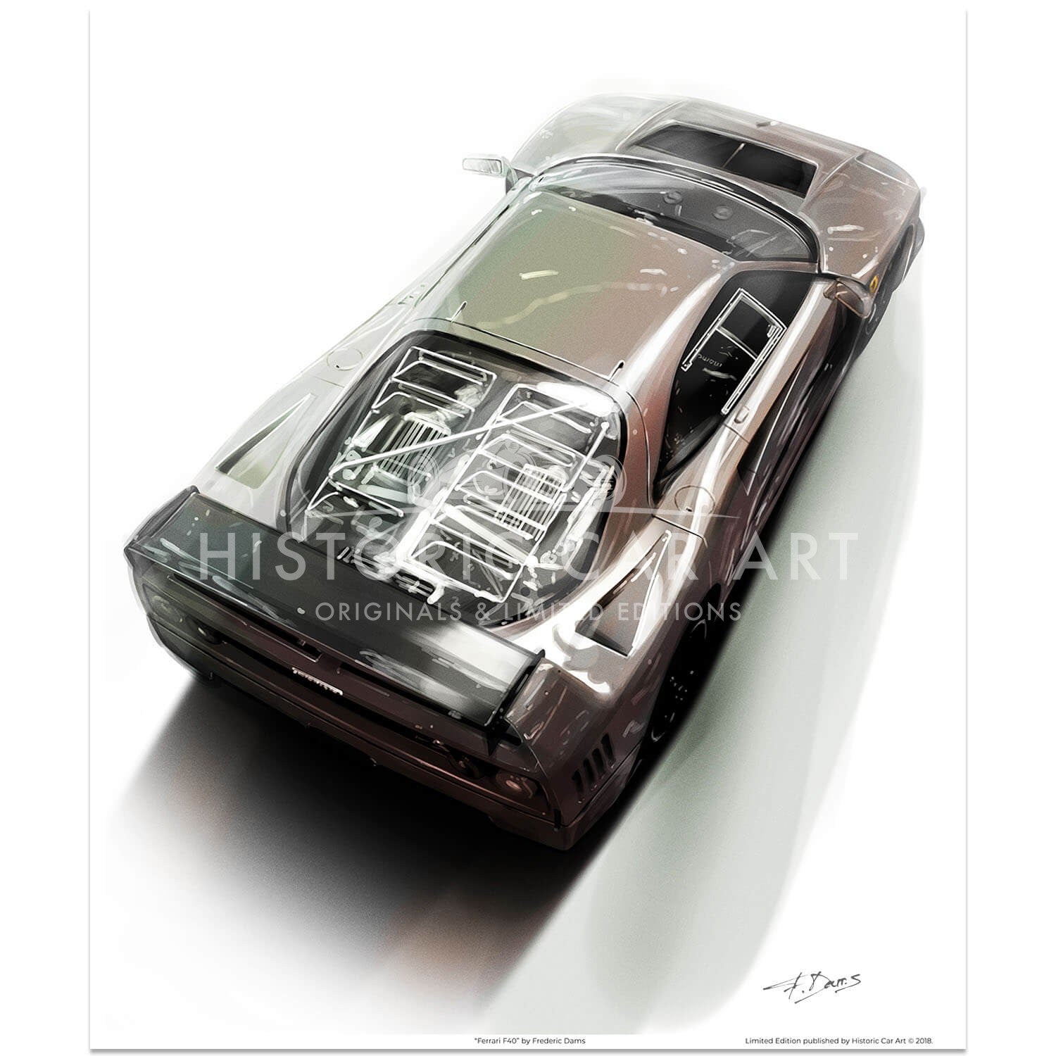 Ferrari F40 | Art Print