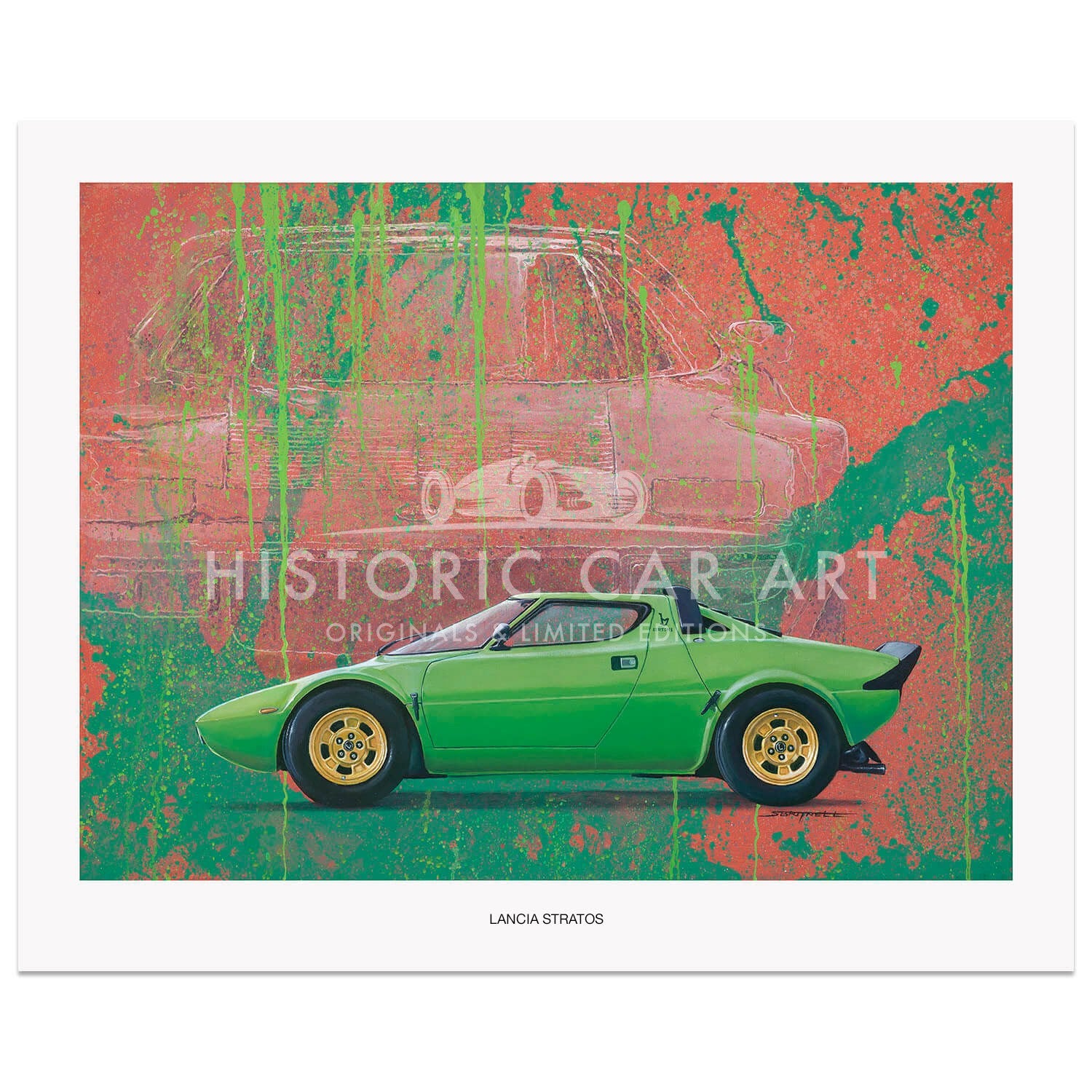 Lancia Stratos | Art Print