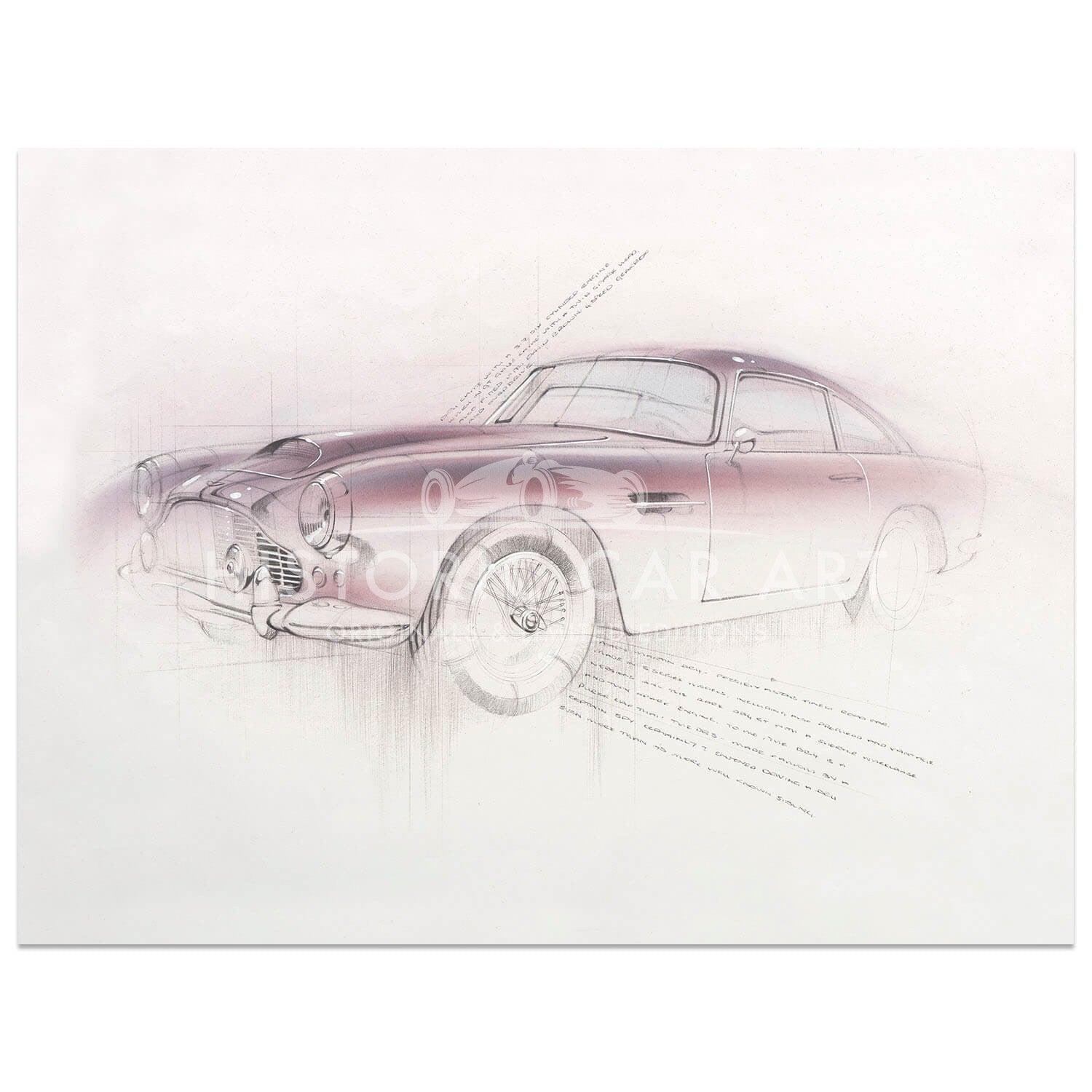 Aston Martin DB4 | Art Print