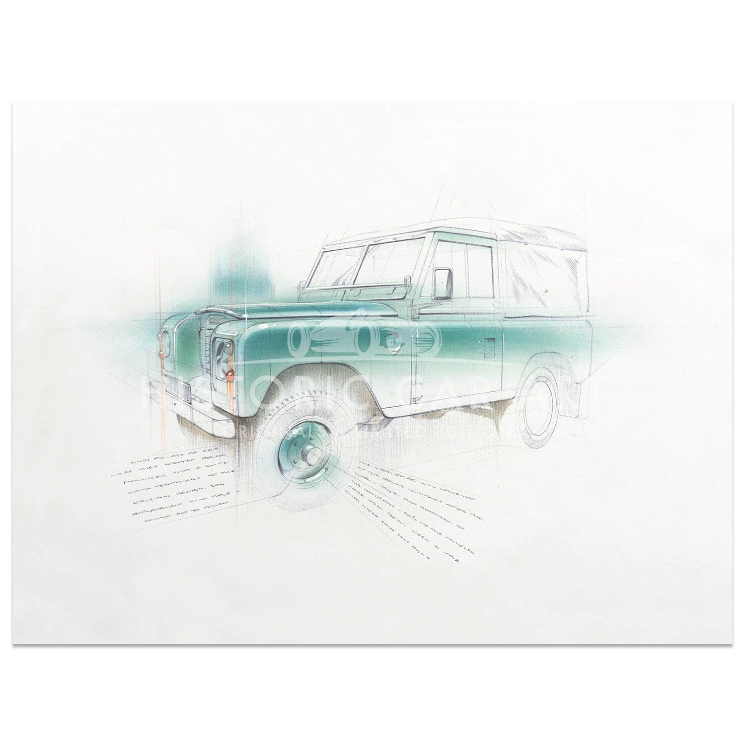 Land Rover | Prints Posters and Paintings | Historic Car Art