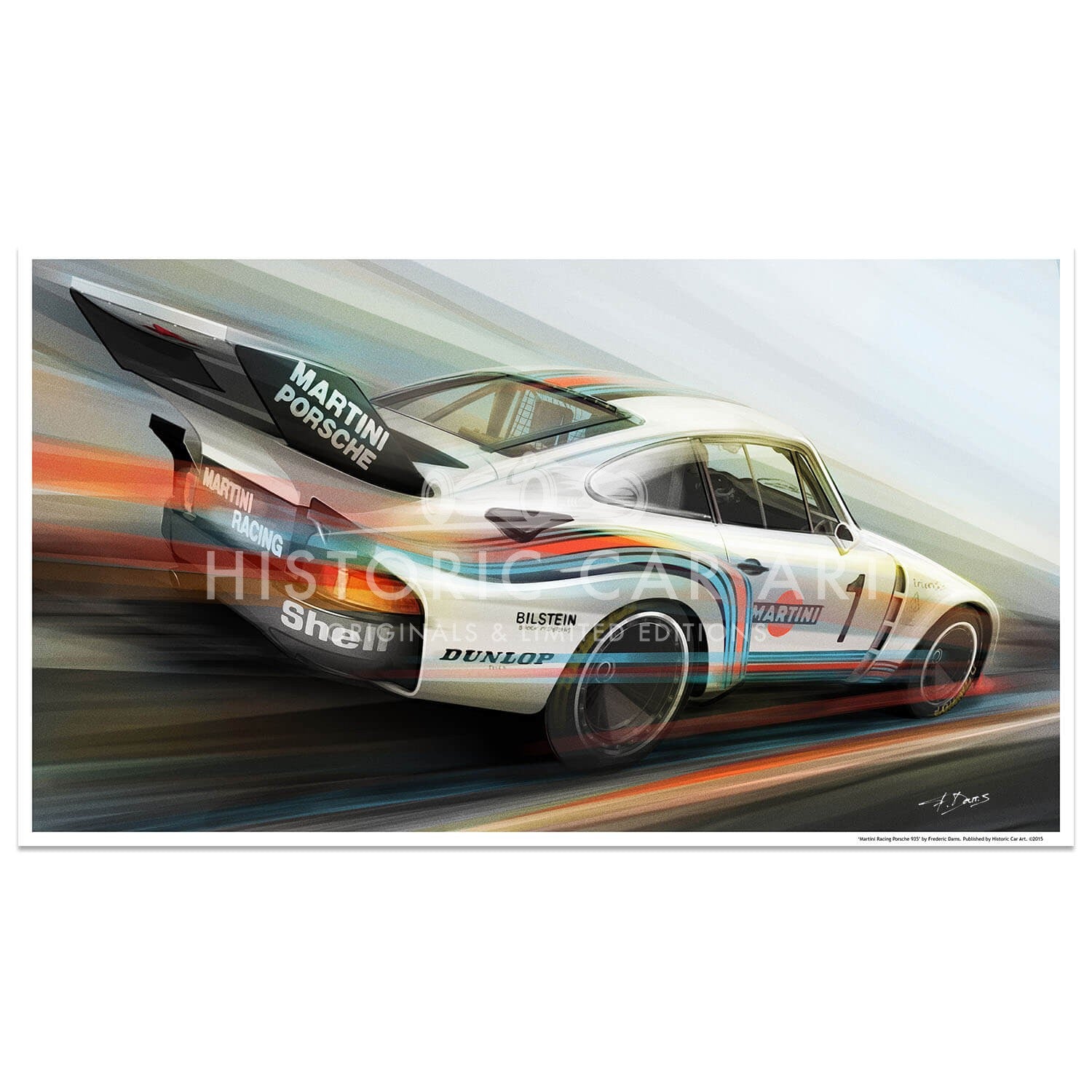 Martini Racing Porsche 935 | Art Print