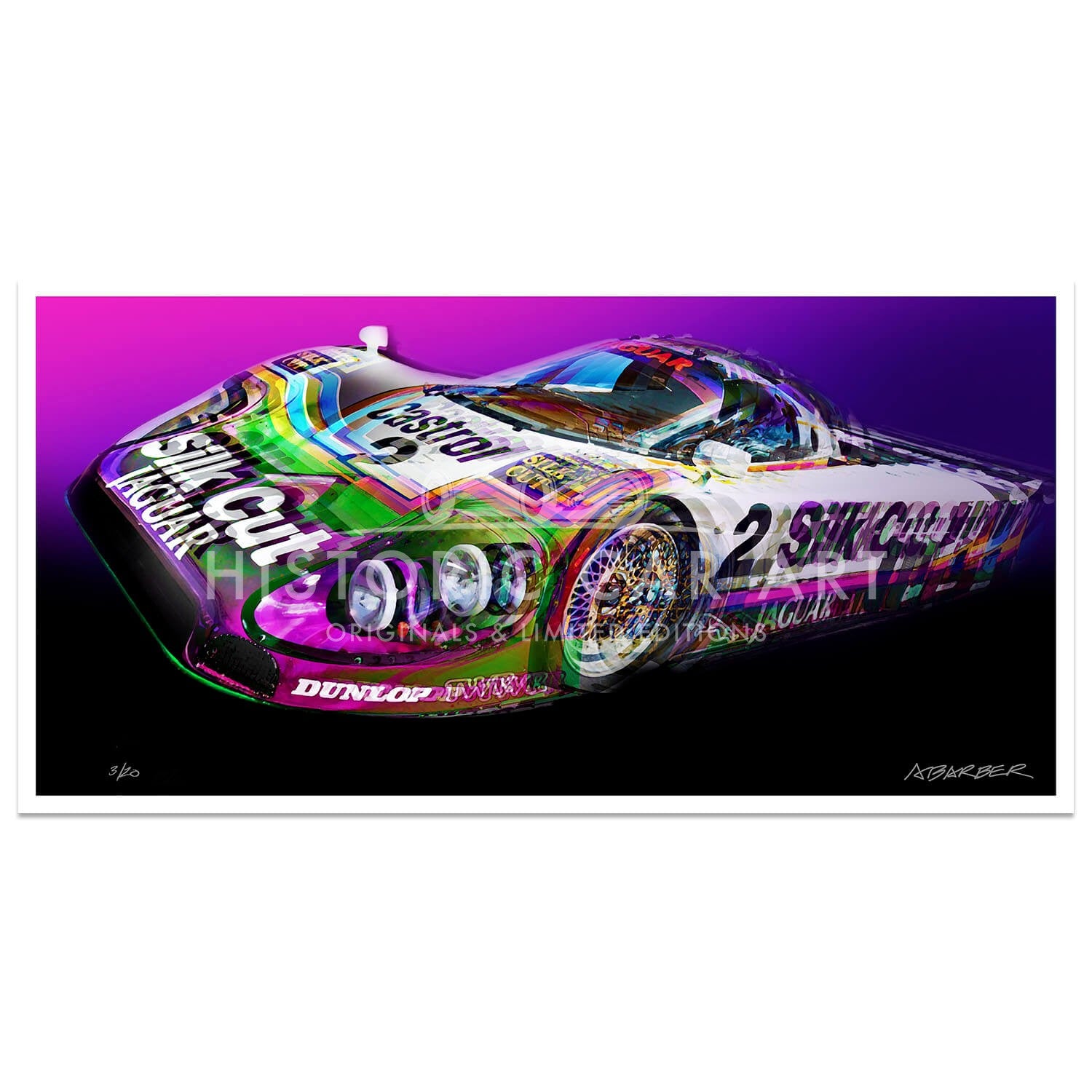 Jaguar XJR9 | Le Mans 1988 | Art Print