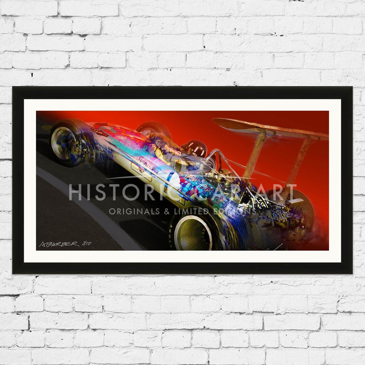 Graham Hill | Gold Leaf Lotus 49 | Monaco | Art Print