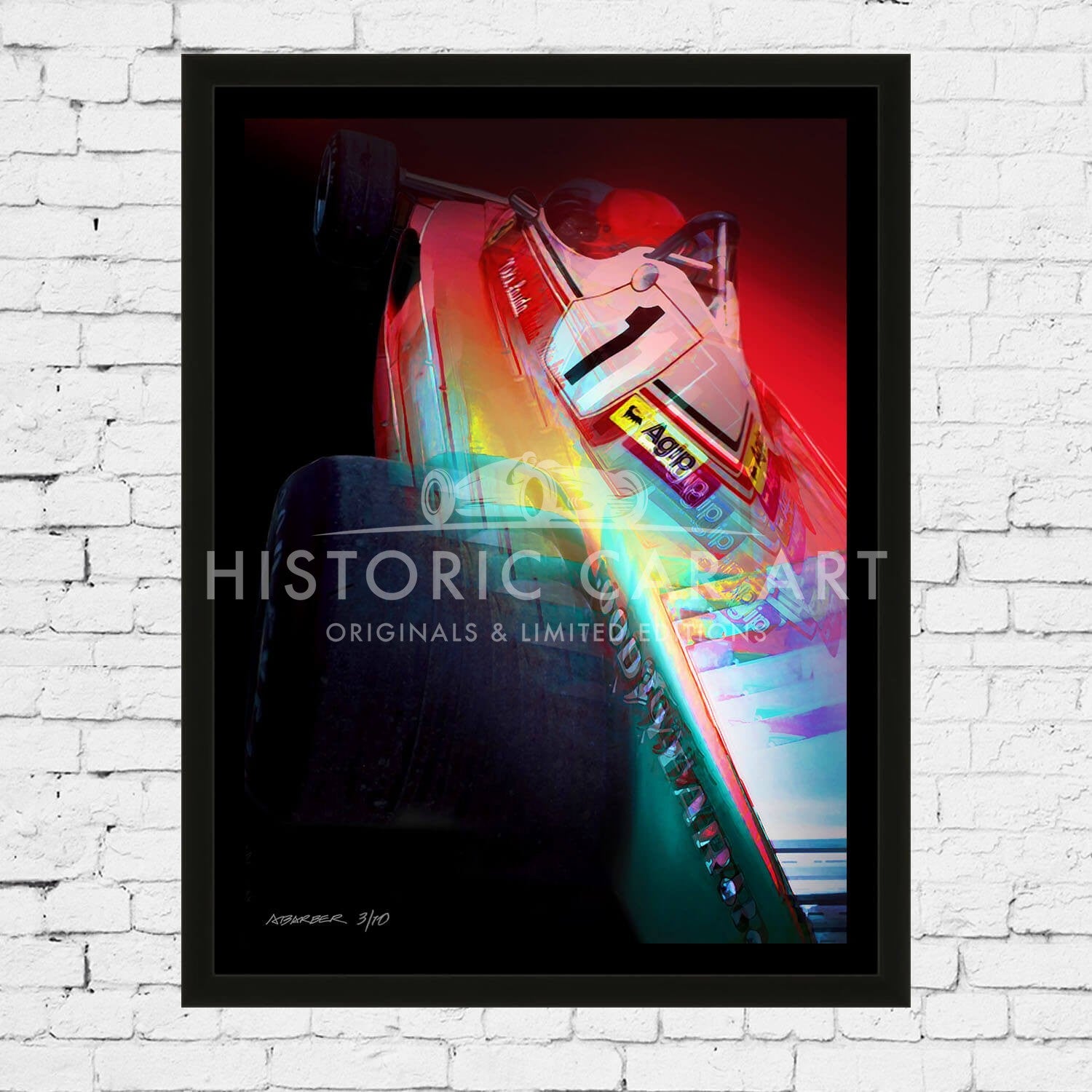 Niki Lauda | Ferrari 312 T2 | Art Print