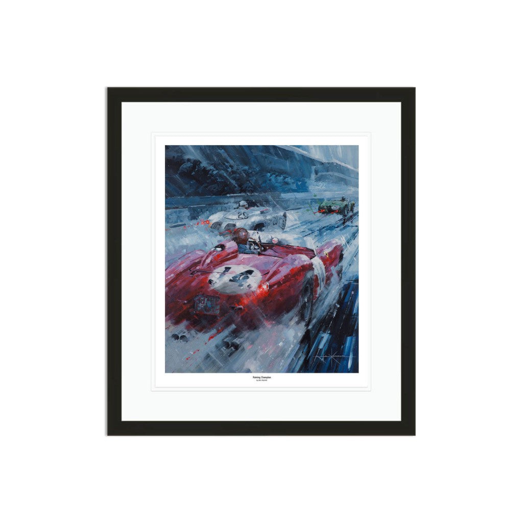 Raining Champion | Hill & Gendenbien | Ferrari | Print