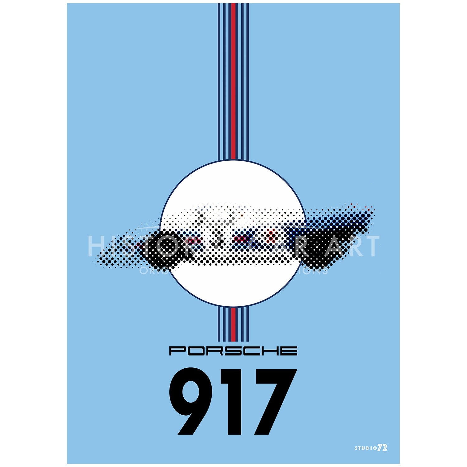 1971 Martini Porsche 917 | Art Print | Poster