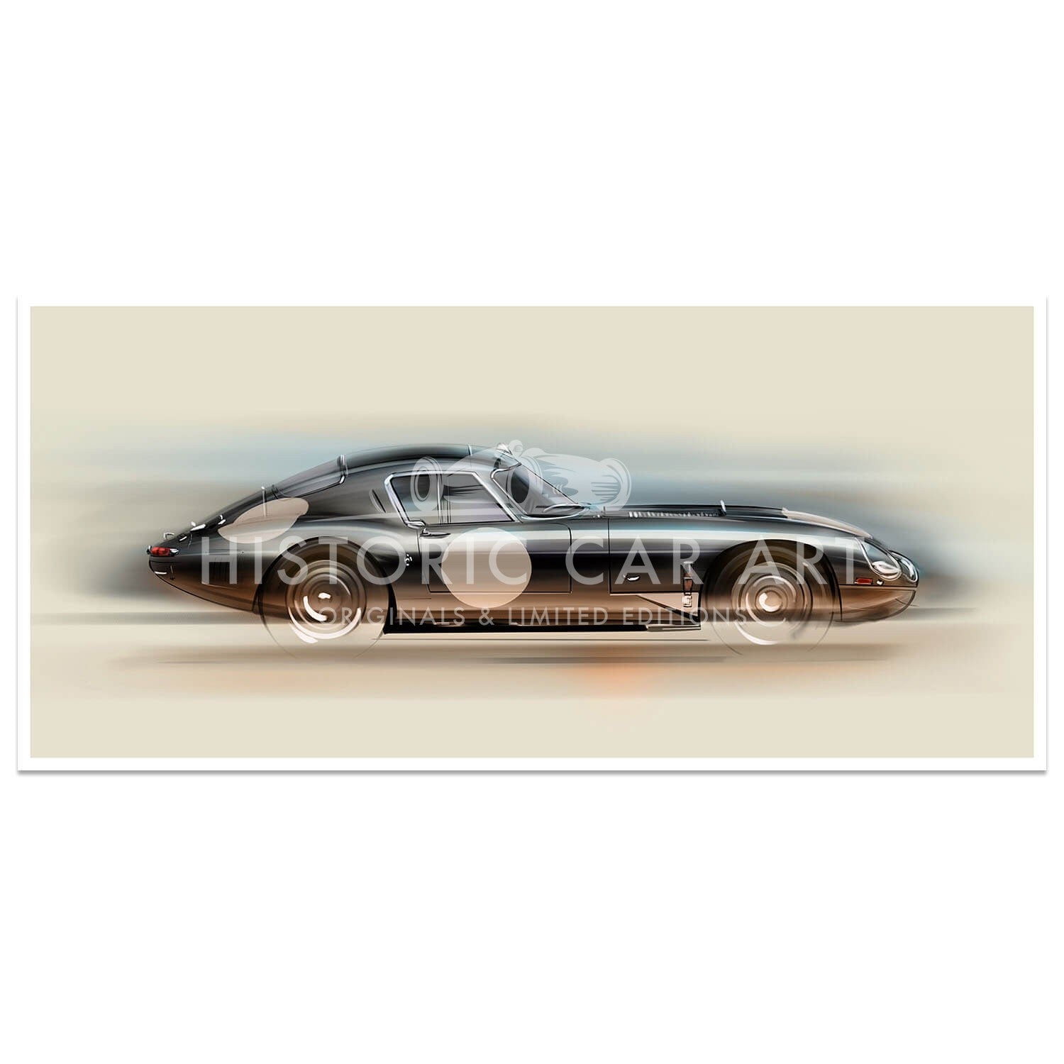 Jaguar E-Type Low Drag | Art Print