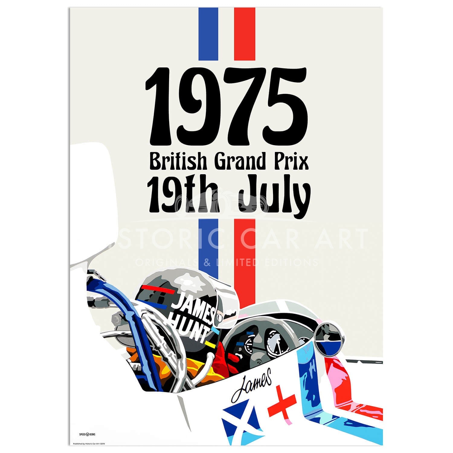 SPEED ICONS: British Grand Prix 1975 | Poster