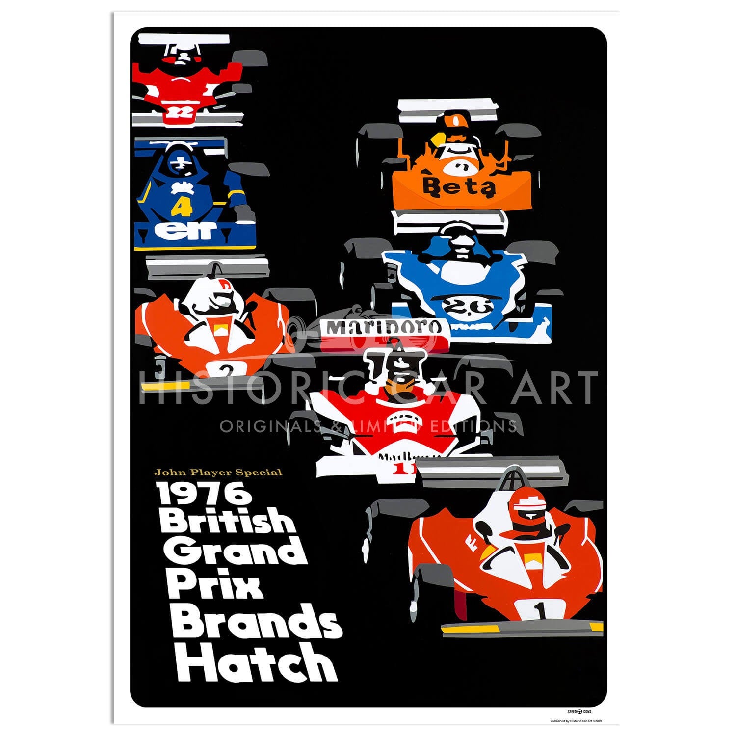 SPEED ICONS: British Grand Prix 1976 | Poster