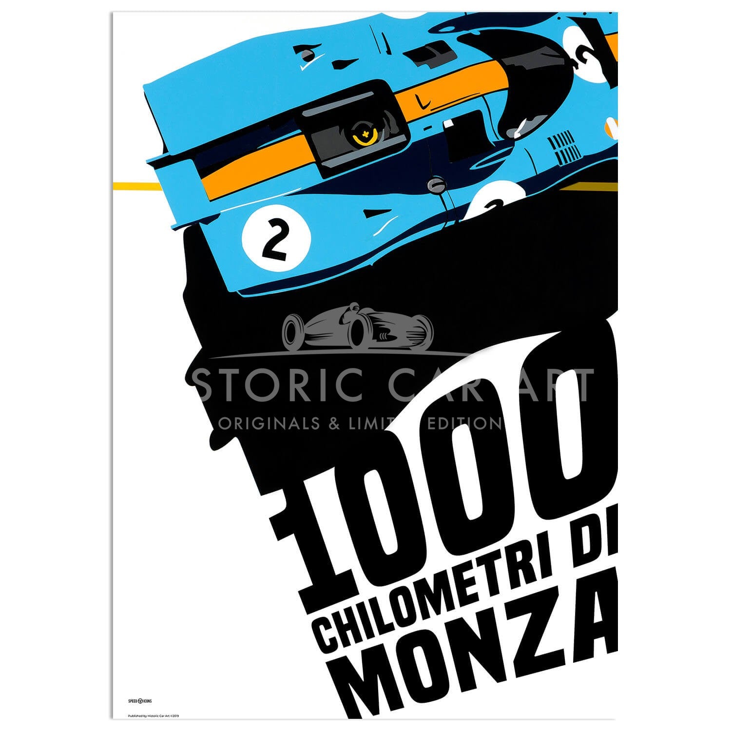 SPEED ICONS: Monza 1000km Race 1971 | Poster
