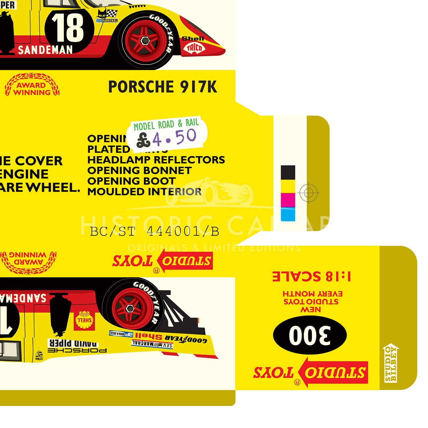 Porsche 917 Box Design #300 | Art Print