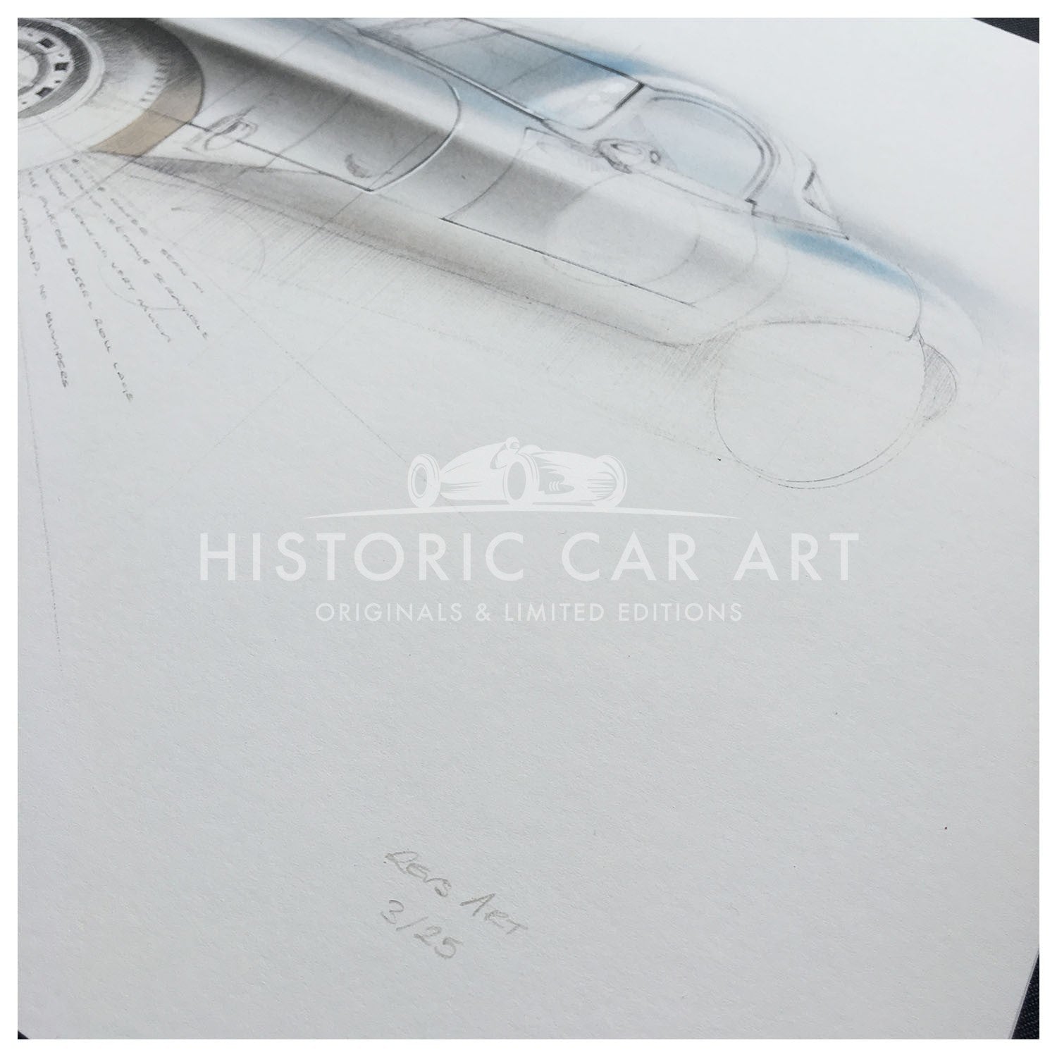 Jaguar E-Type Lightweight | Art Print