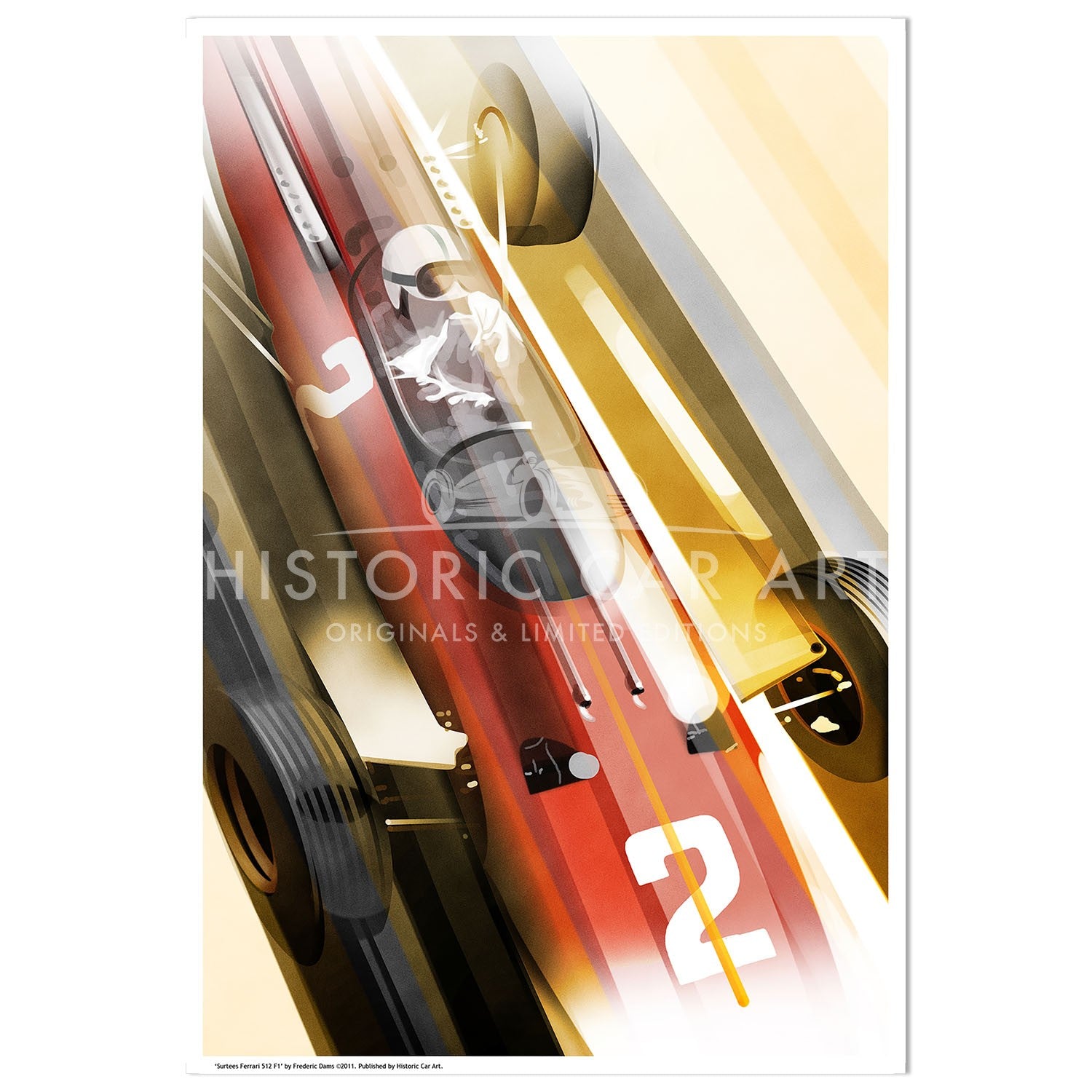 John Surtees Ferrari 512 F1 | Art Print