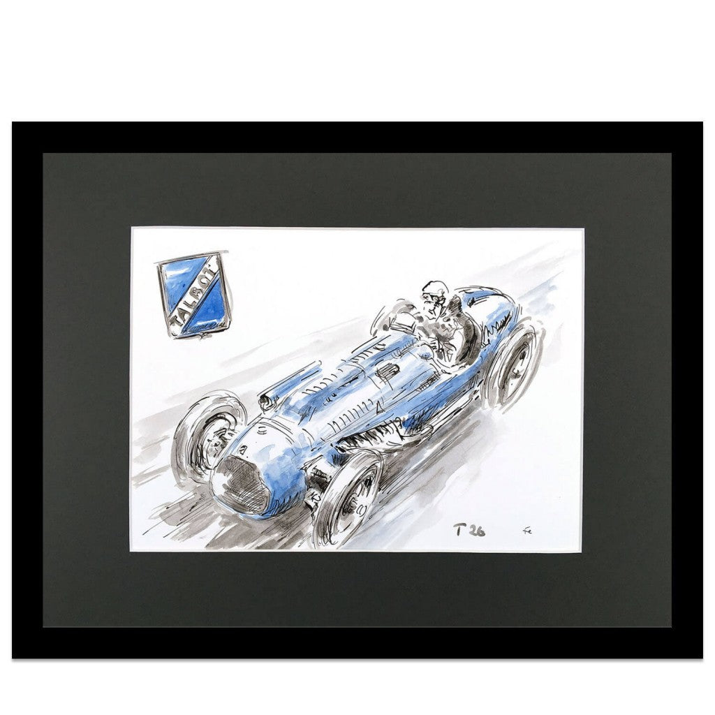 Talbot Lago T26 Monaco Grand Prix 1948 | Artwork