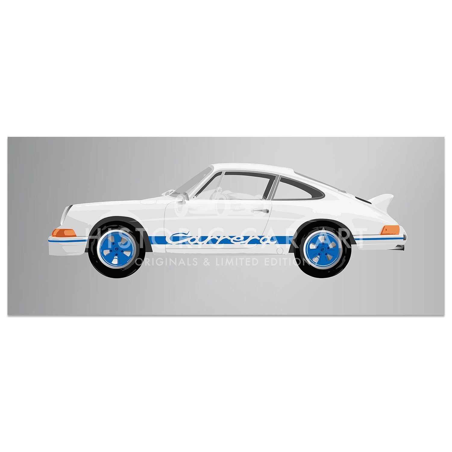Porsche 911 2.7RS | Blue | Artwork