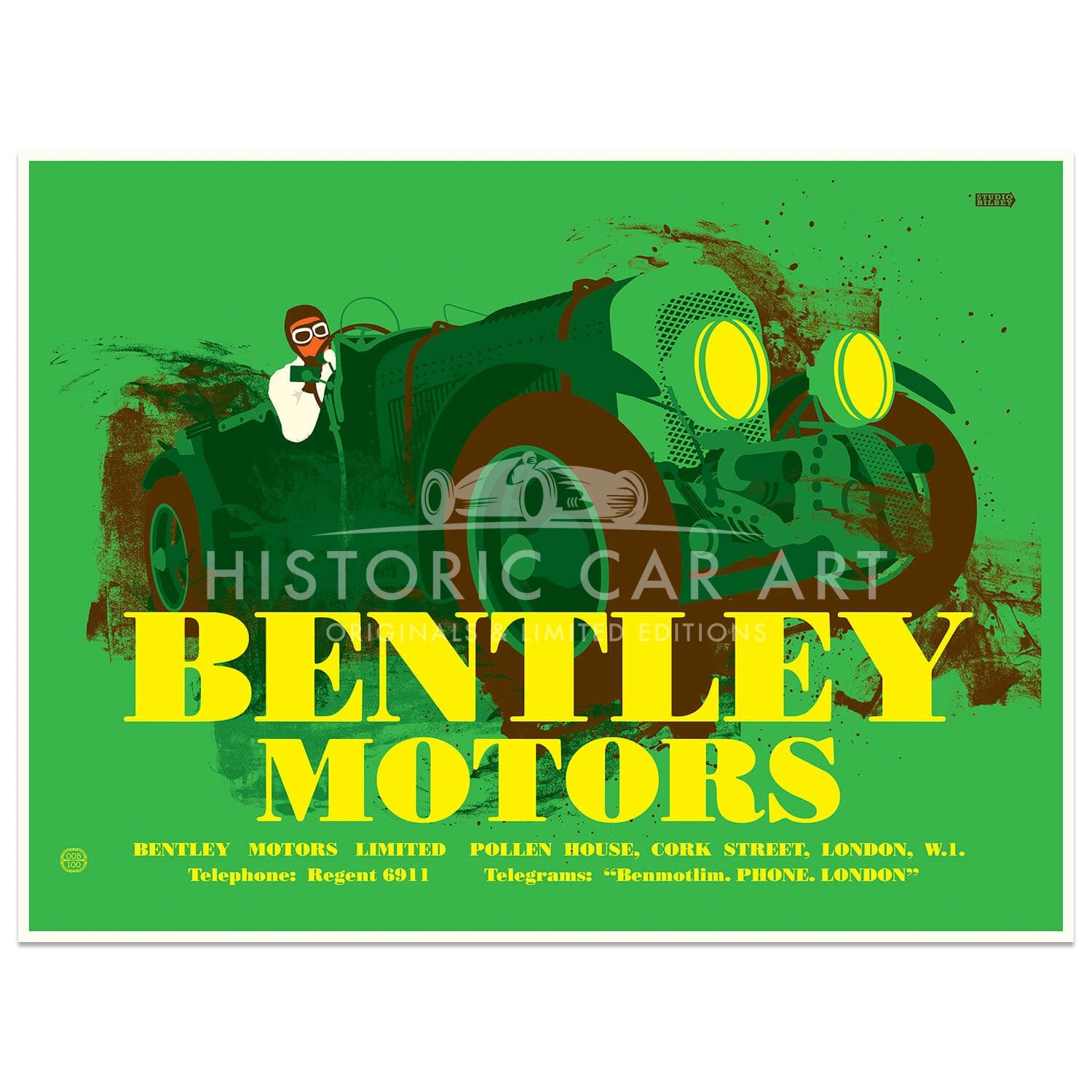 Bentley Pre-war Advertising Poster | Art Print