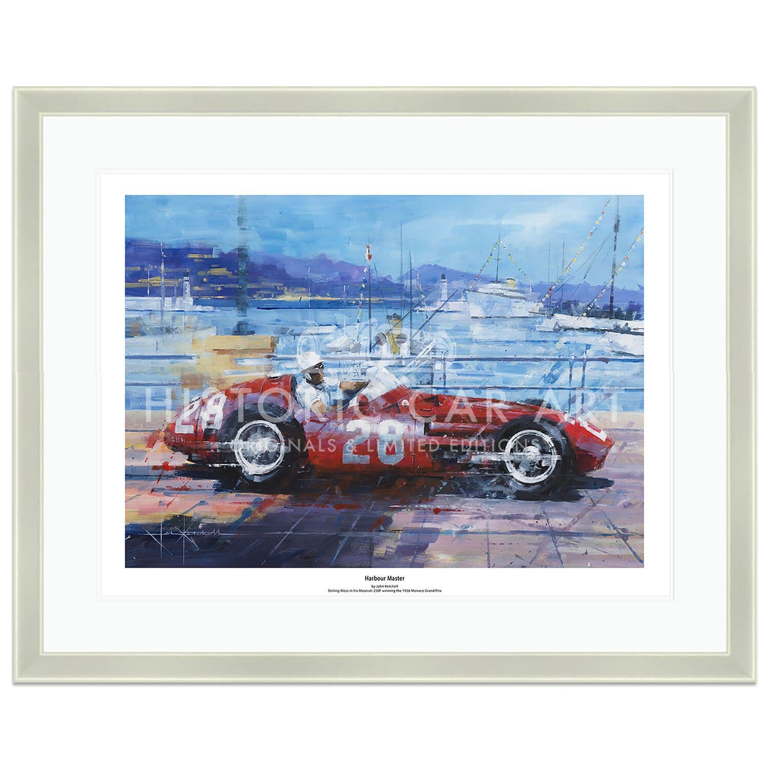 Harbour Master | Stirling Moss | Monaco GP | Maserati 250F | Art Print