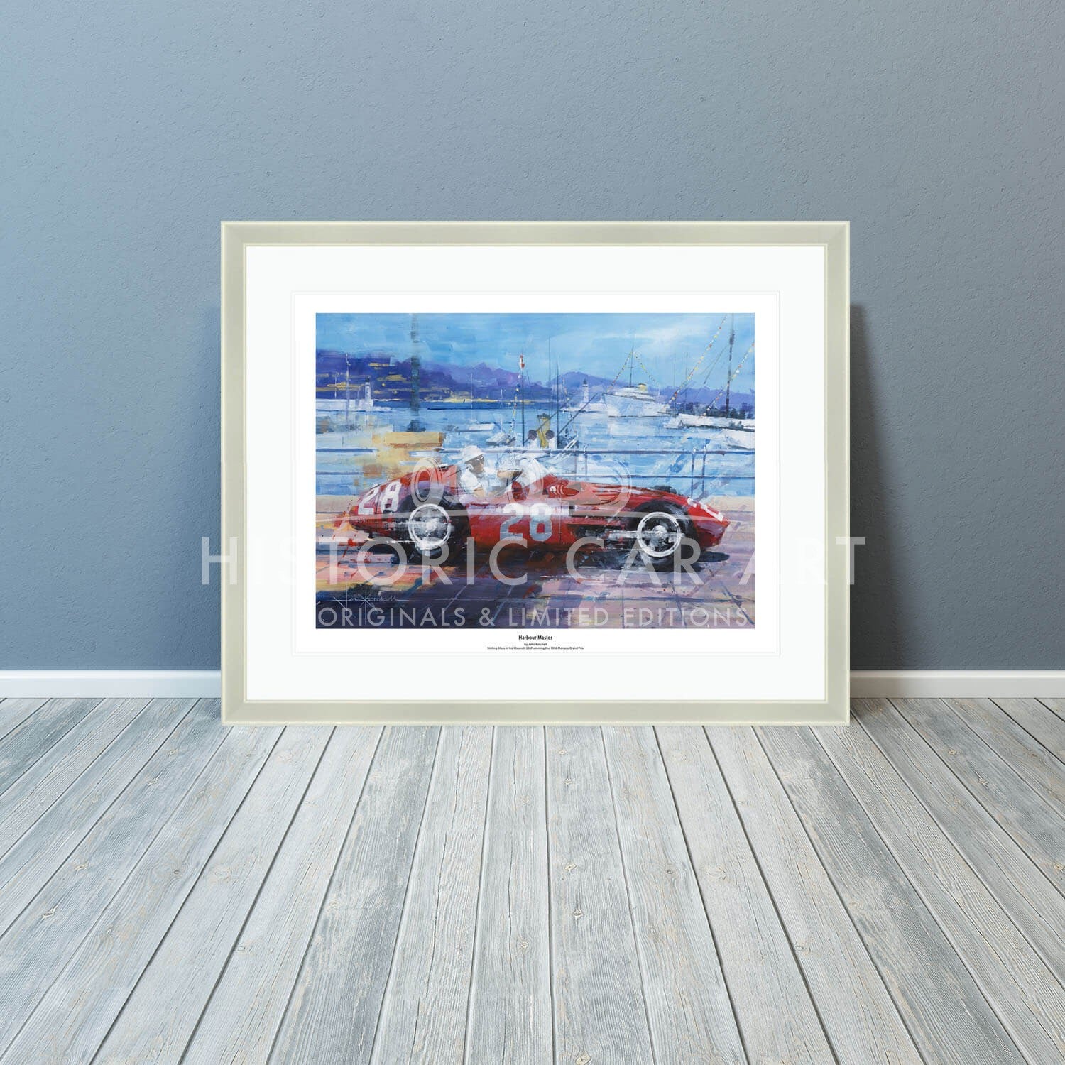 Harbour Master | Stirling Moss | Monaco GP | Maserati 250F | Art Print