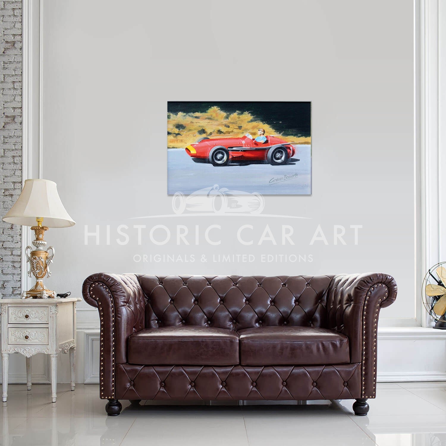 Masters at Work | Fangio and Maserati 250F | Art Print