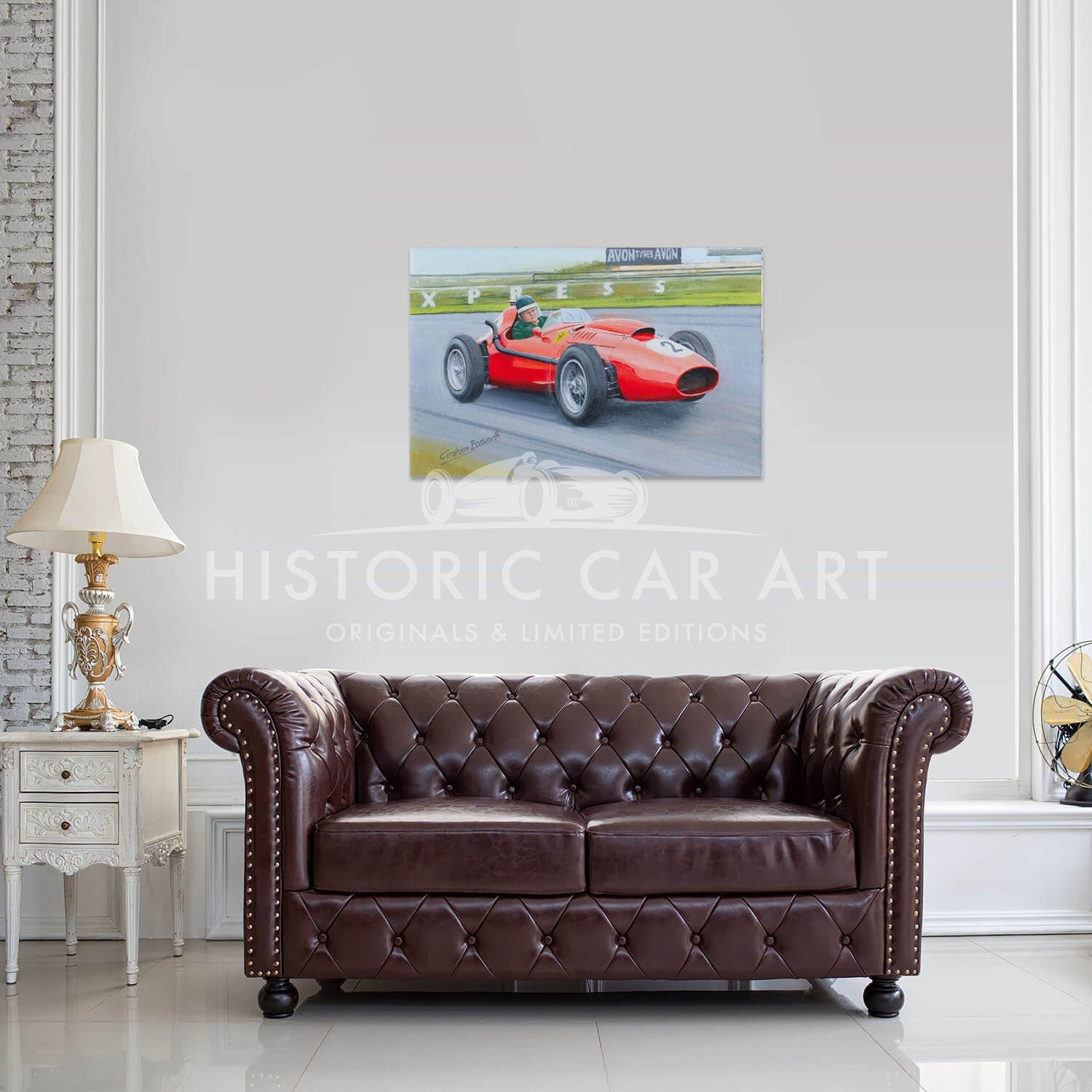 Masters at Work | Hawthorn and Ferrari 246 Dino | Art Print