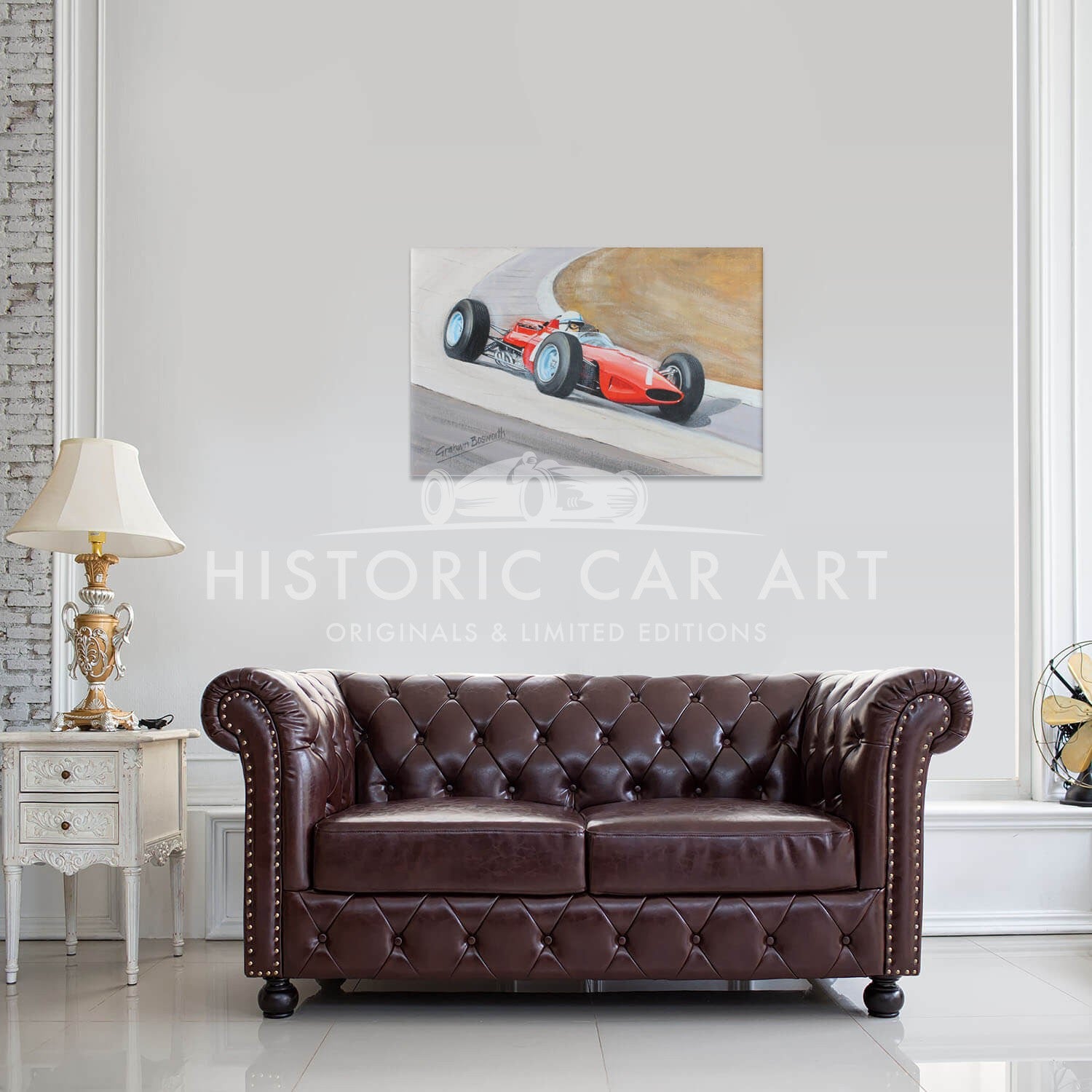 Masters at Work | Surtees and Ferrari 312 | Art Print