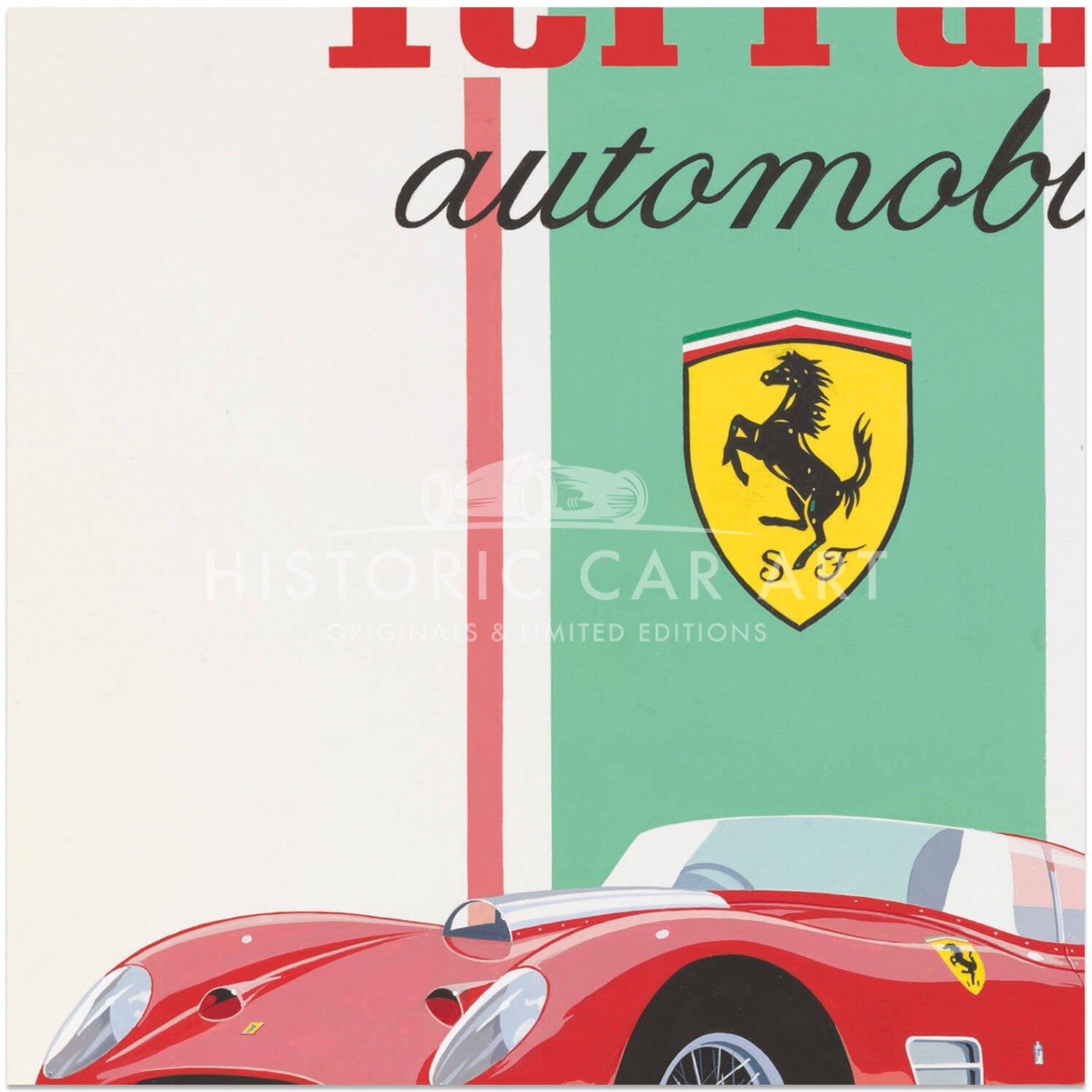 1960 Ferrari 250 GT Testa Rossa | Poster