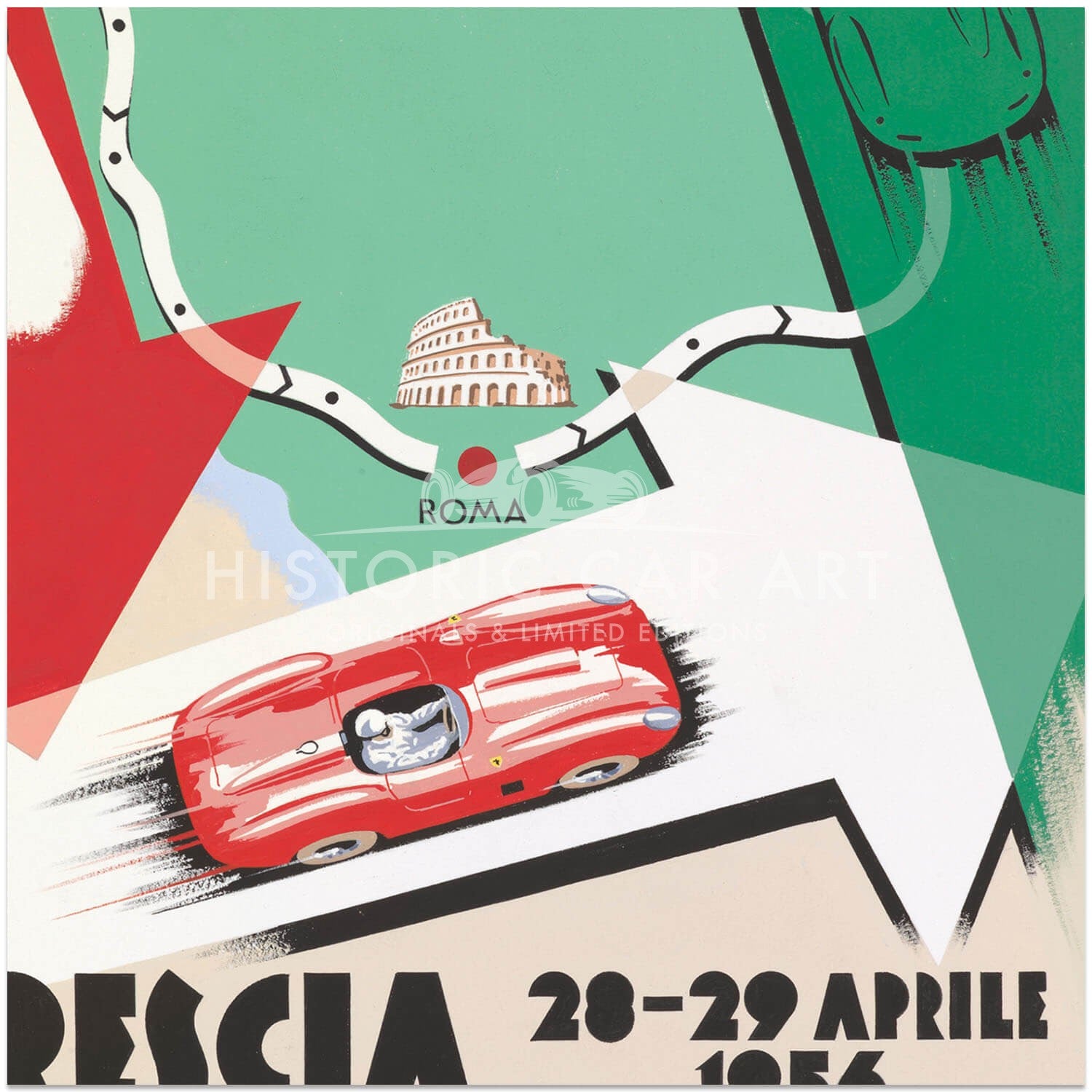 1956 Mille Miglia | Poster