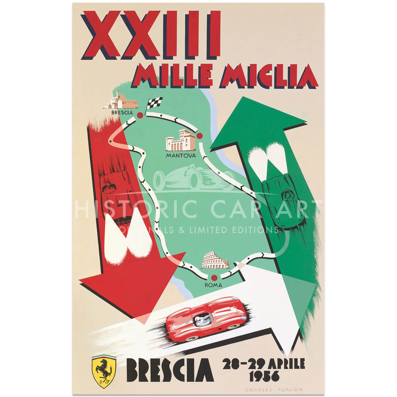 1956 Mille Miglia | Poster
