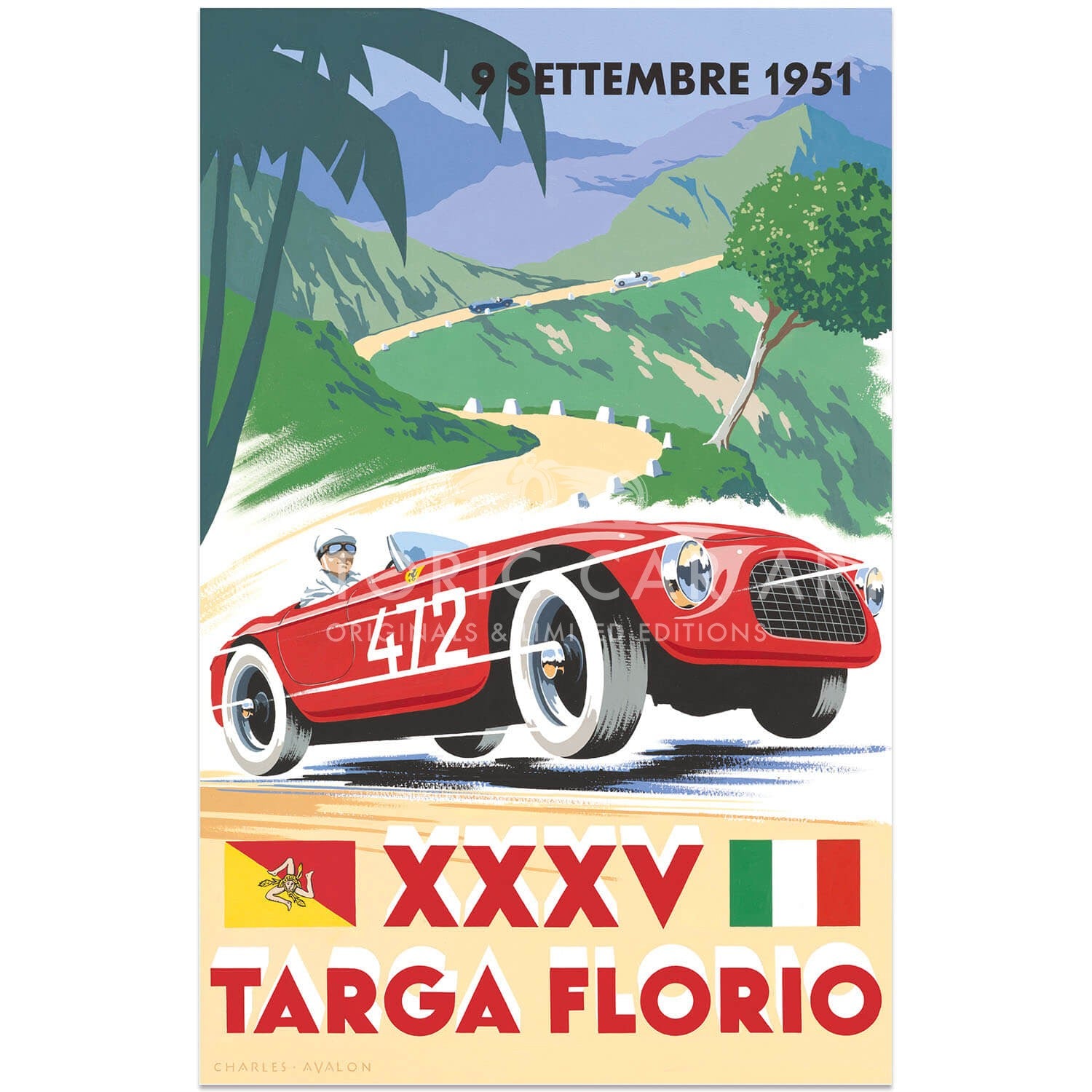 1951 Targa Florio | Poster