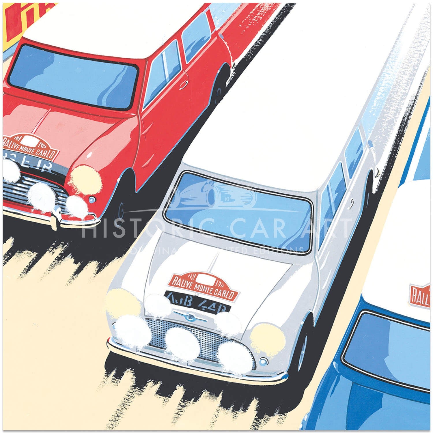 Mini Cooper S – Monte Carlo Rallye | Poster