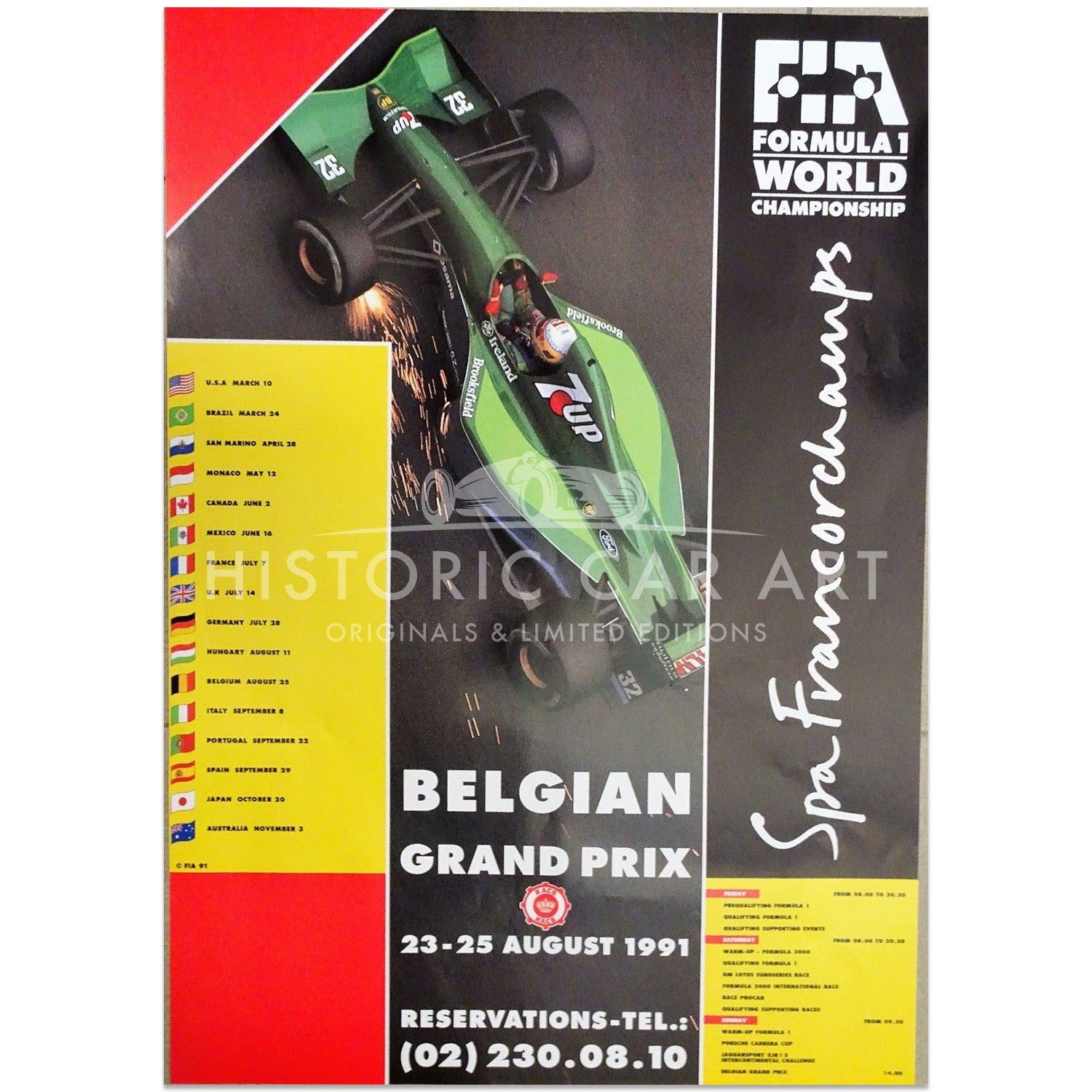 Belgian | Grand Prix 1991 | Original Poster