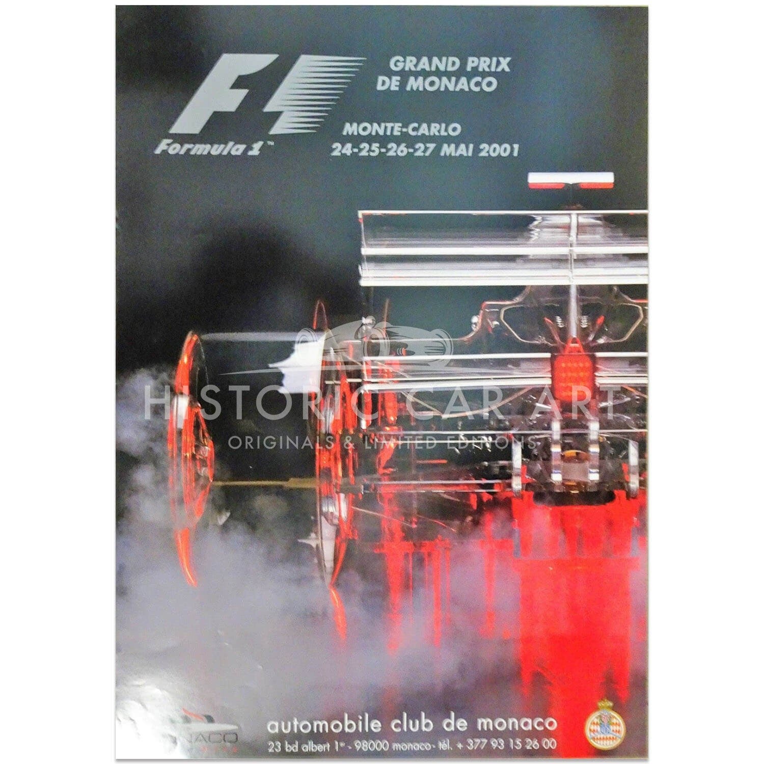 French | Monaco Grand Prix 2001 | Original Poster