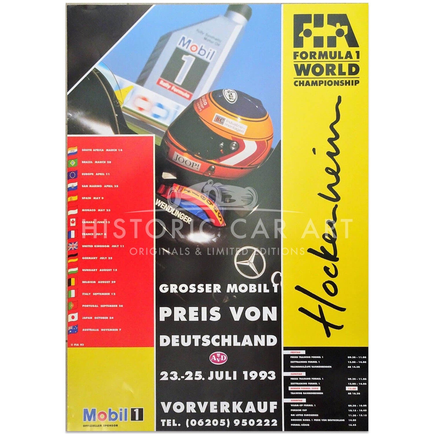 German | Grand Prix 1993 | Poster