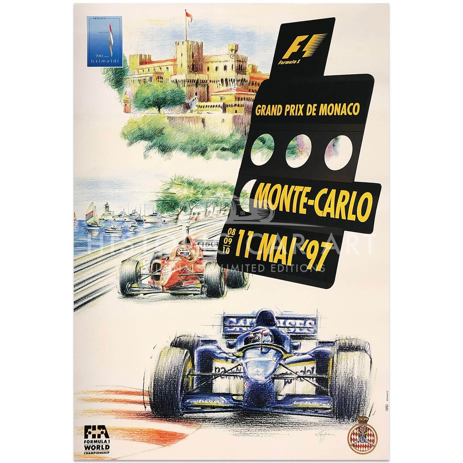 French | Monaco Grand Prix 1997 Original Poster