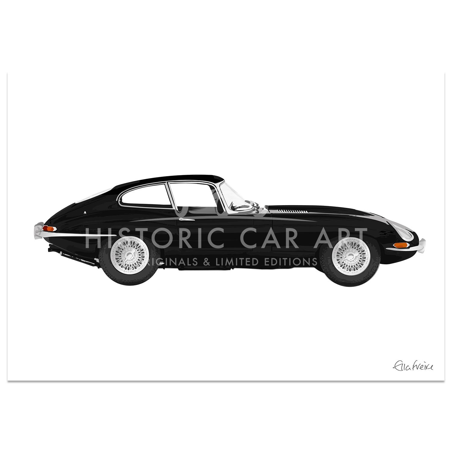 Jaguar E-Type | Art Print