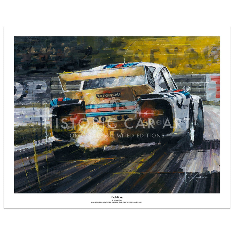 John KETCHELL -Flash Drive | Porsche 935 | Le Mans 24 Hours 1976 ...