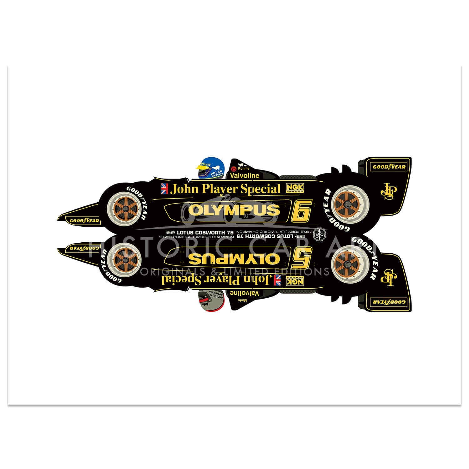 Lotus 79 | Andretti & Peterson | Formula 1 | Art Print