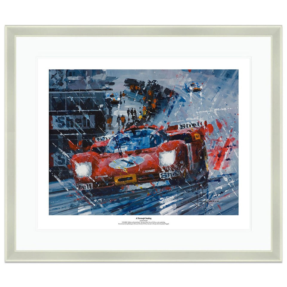 John KETCHELL -A Thorough Soaking | Ickx & Oliver | Ferrari | Print ...