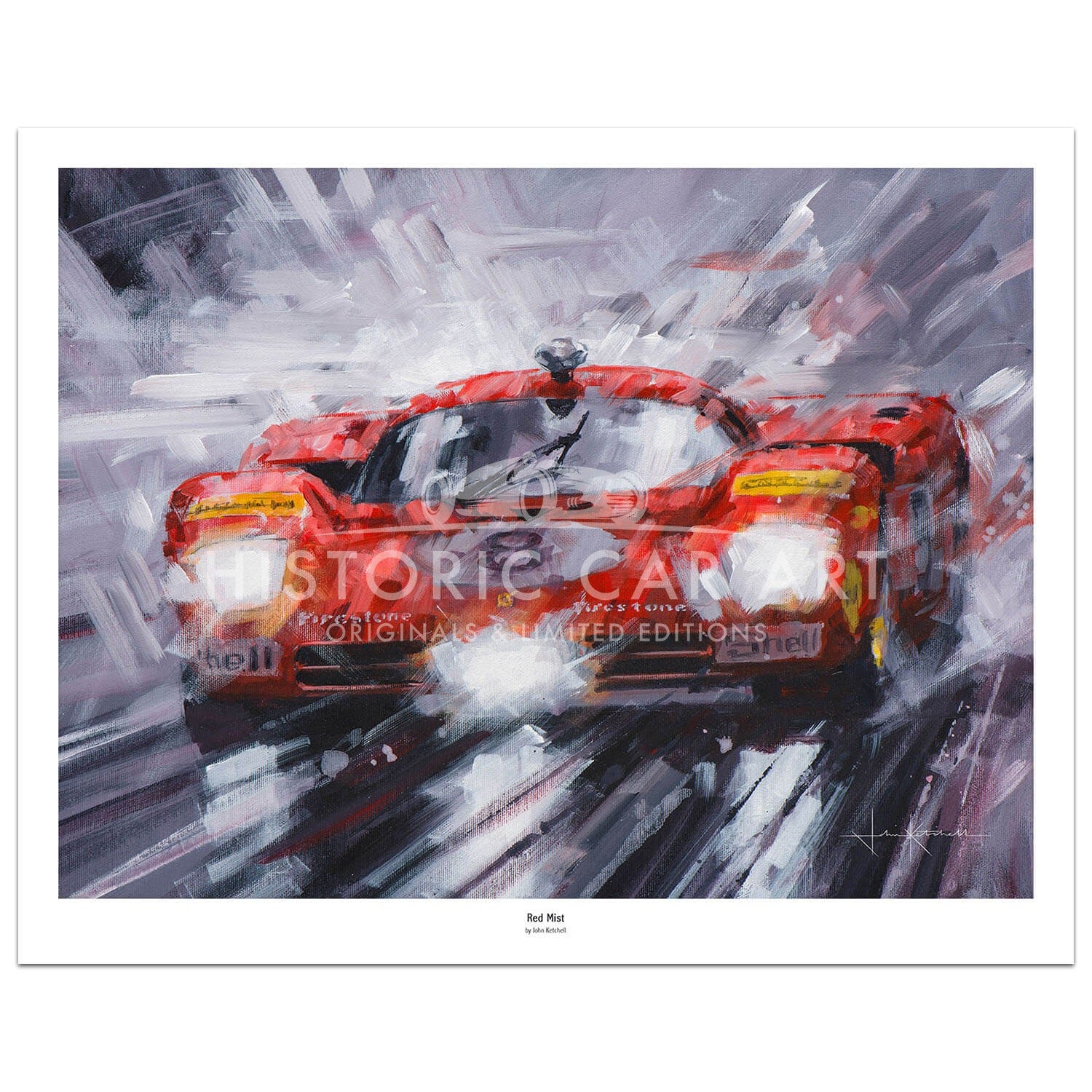 Red Mist | Merzario & Regazzoni | Ferrari | Print