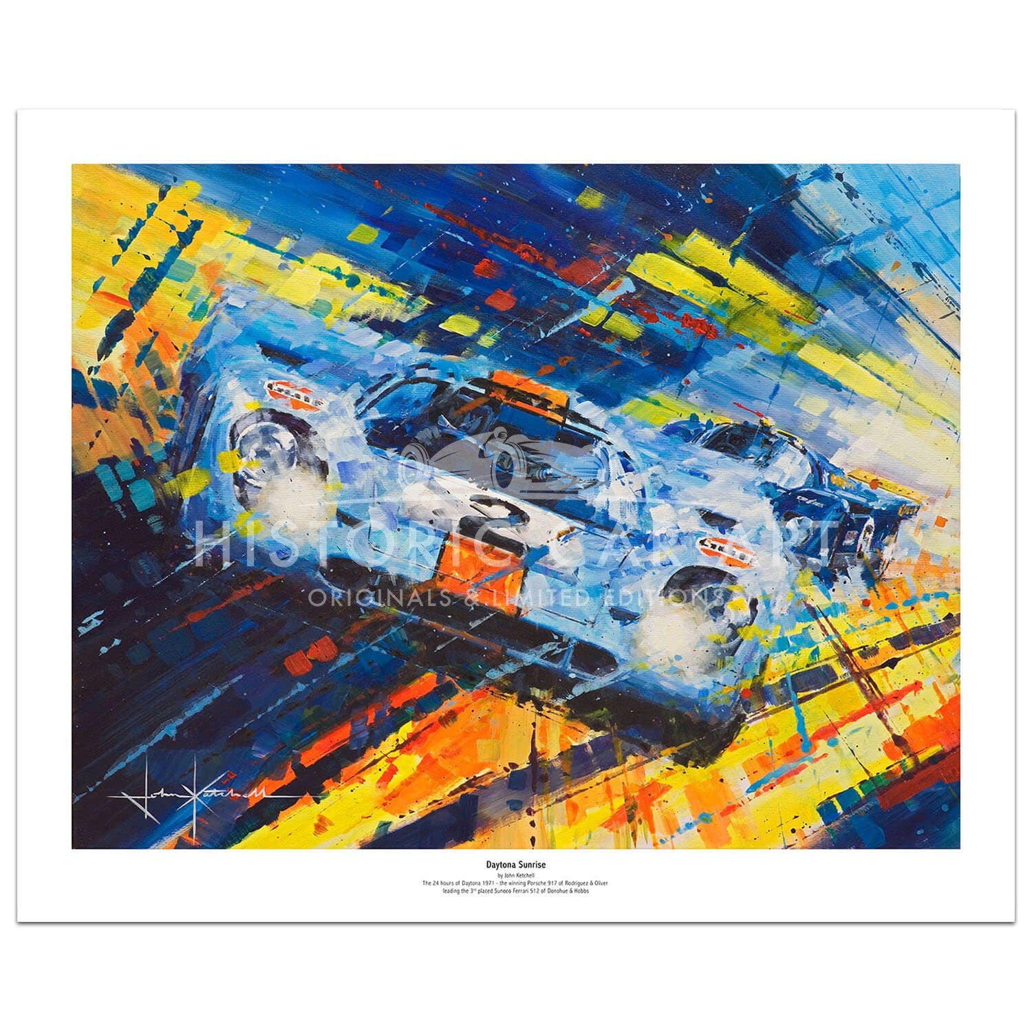 Daytona Sunrise | Rodriguez & Oliver | Porsche | Print