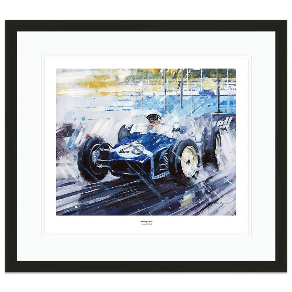 Raining Talent | Stirling Moss | Monaco GP | Lotus 18 | Art Print