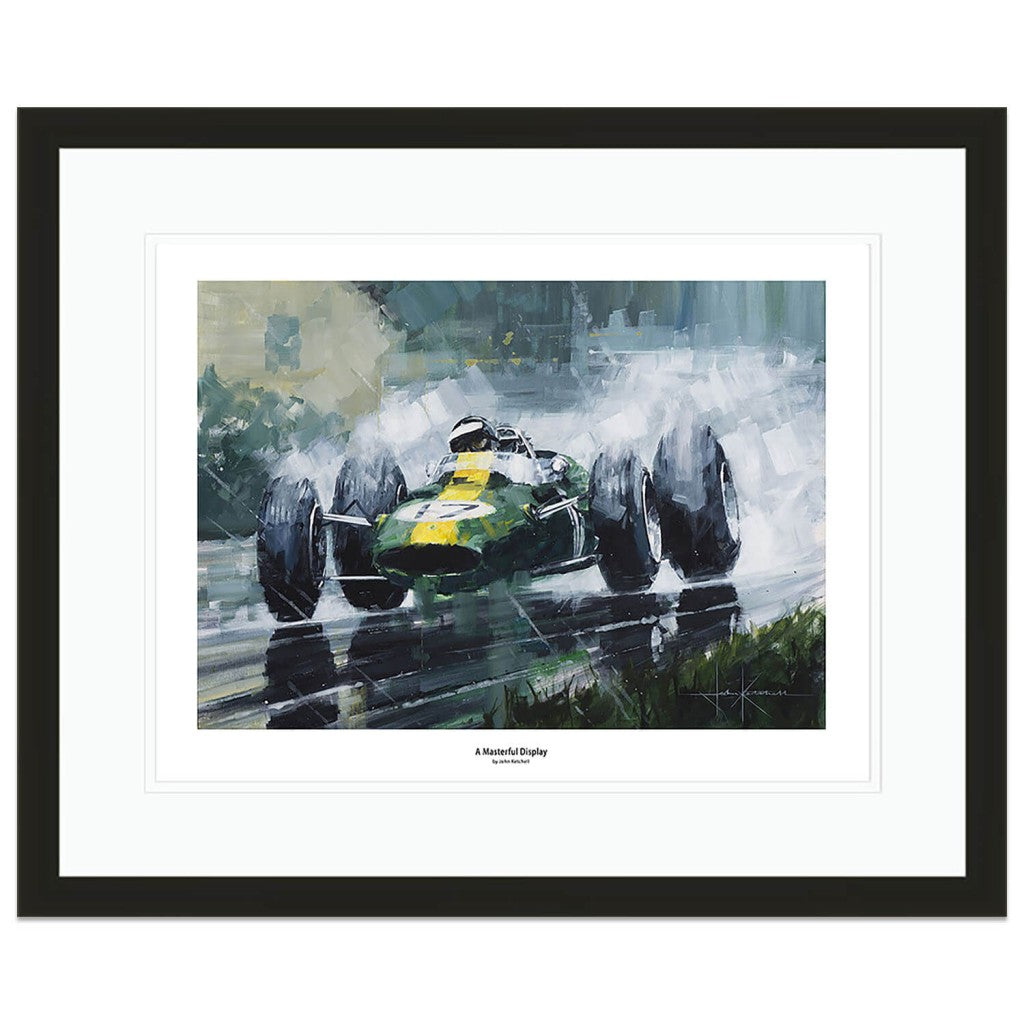 A Masterful Display | Jim Clark | Lotus 33 | Print