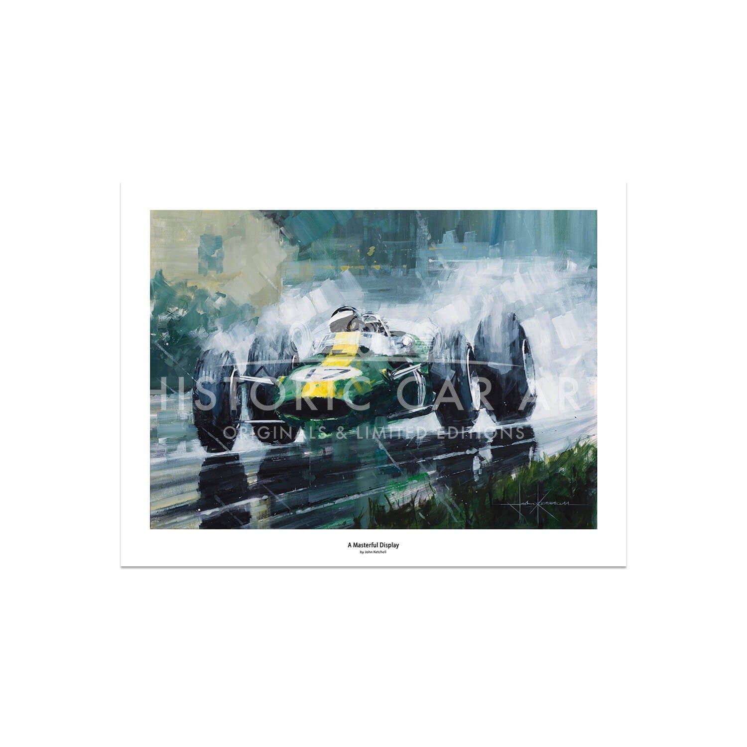 A Masterful Display | Jim Clark | Lotus 33 | Print